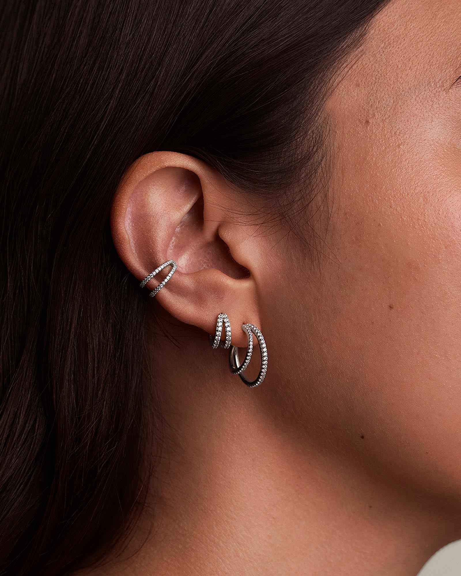 Illusion Crystal Hoops