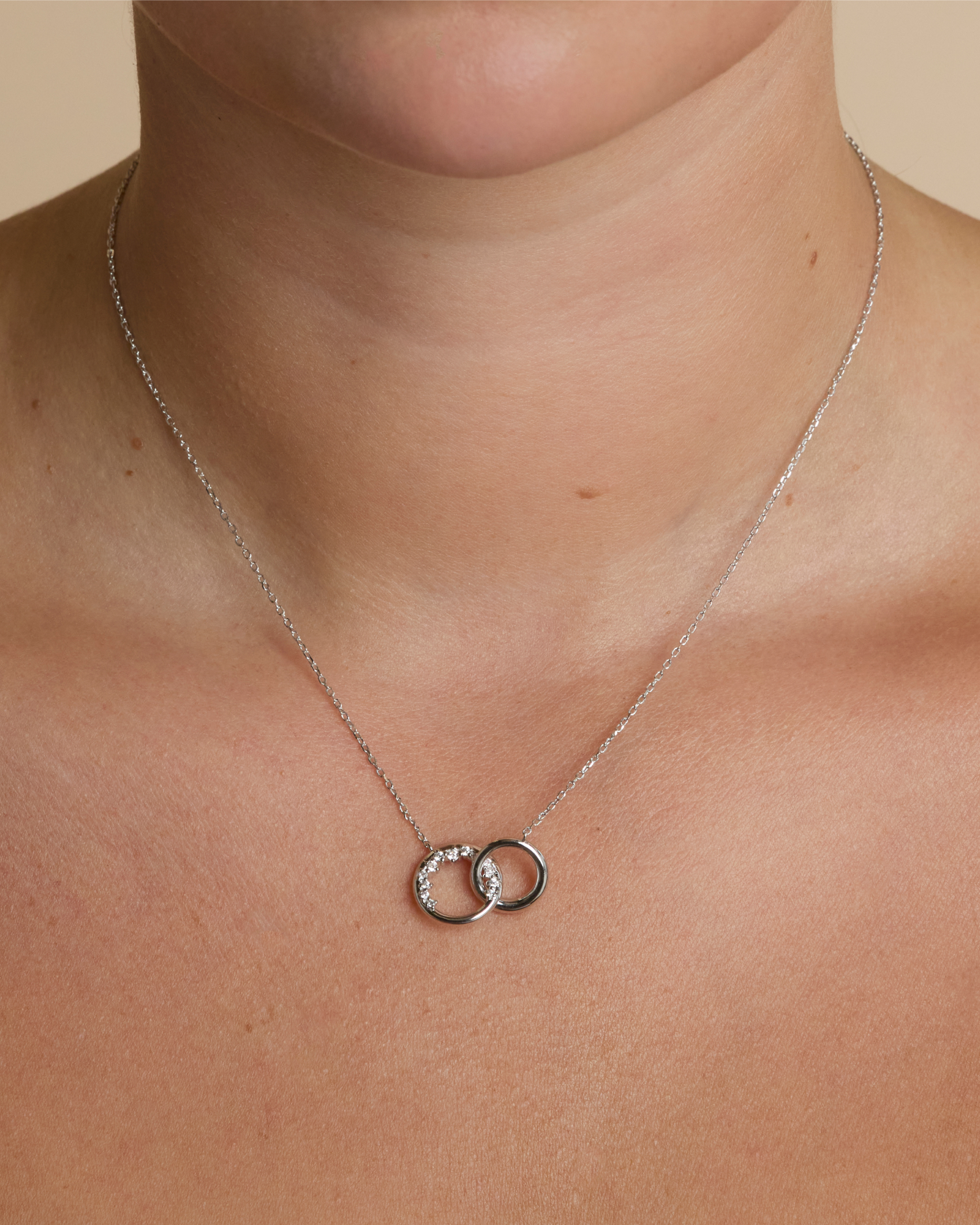 Spiral Crystal Pendant Necklace