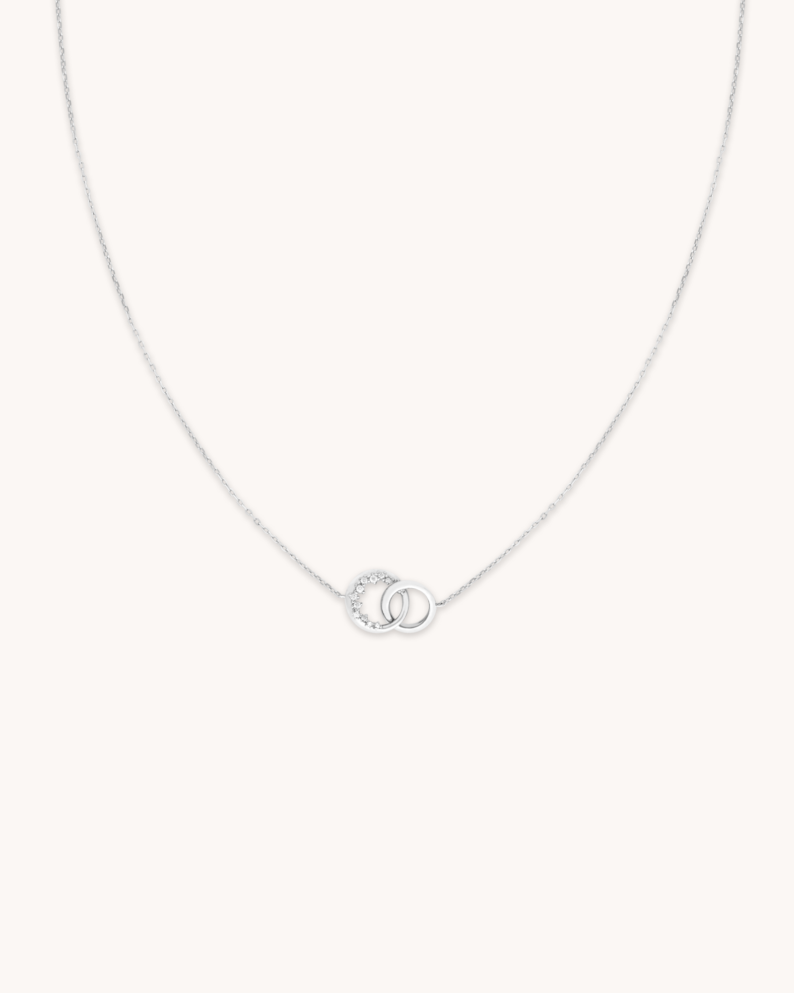 Spiral Crystal Pendant Necklace