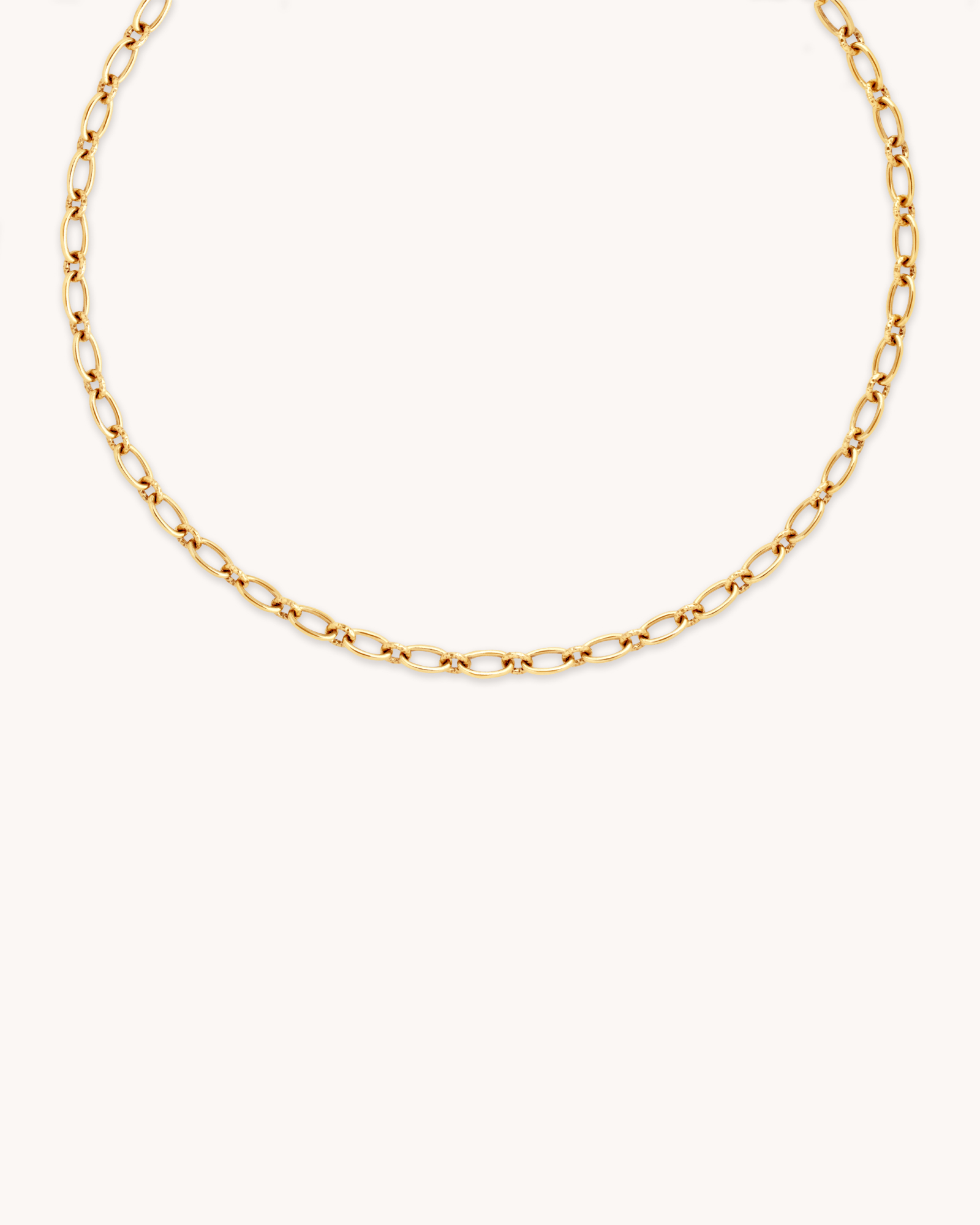 Open Link 18ct Gold Plated Necklace