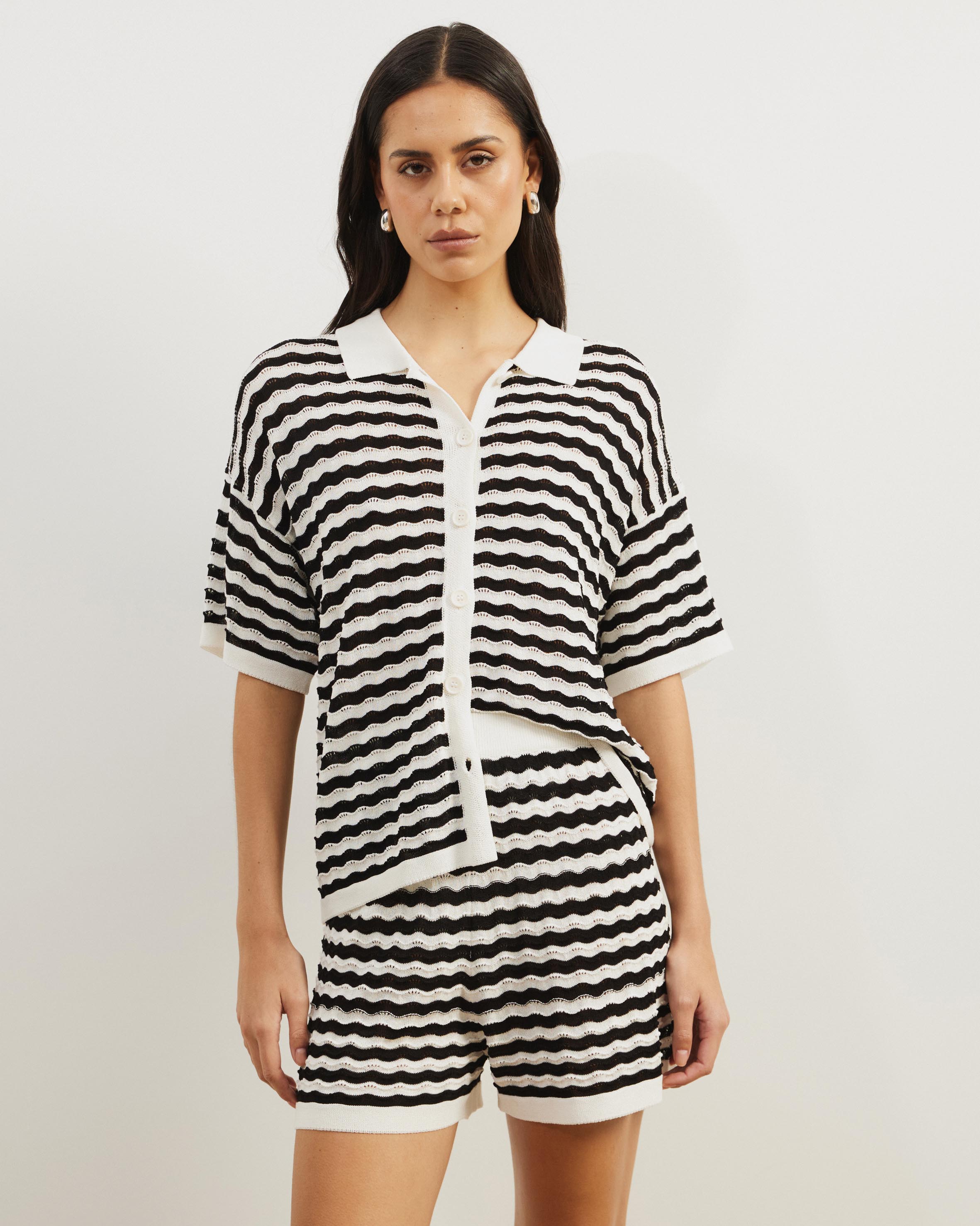 Bree Stripe Knit Top