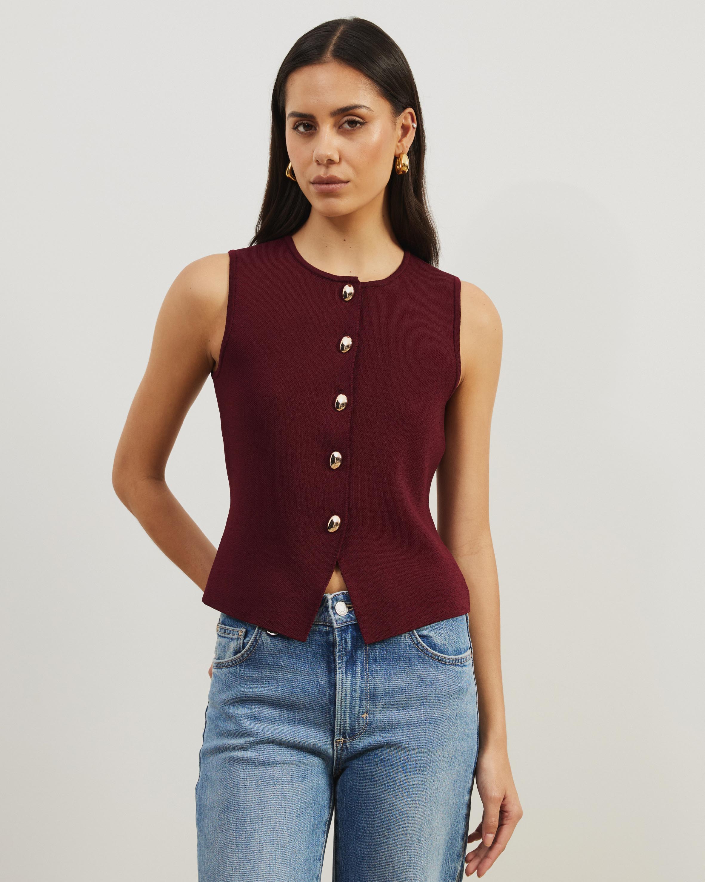 Bella Compact Knit Vest