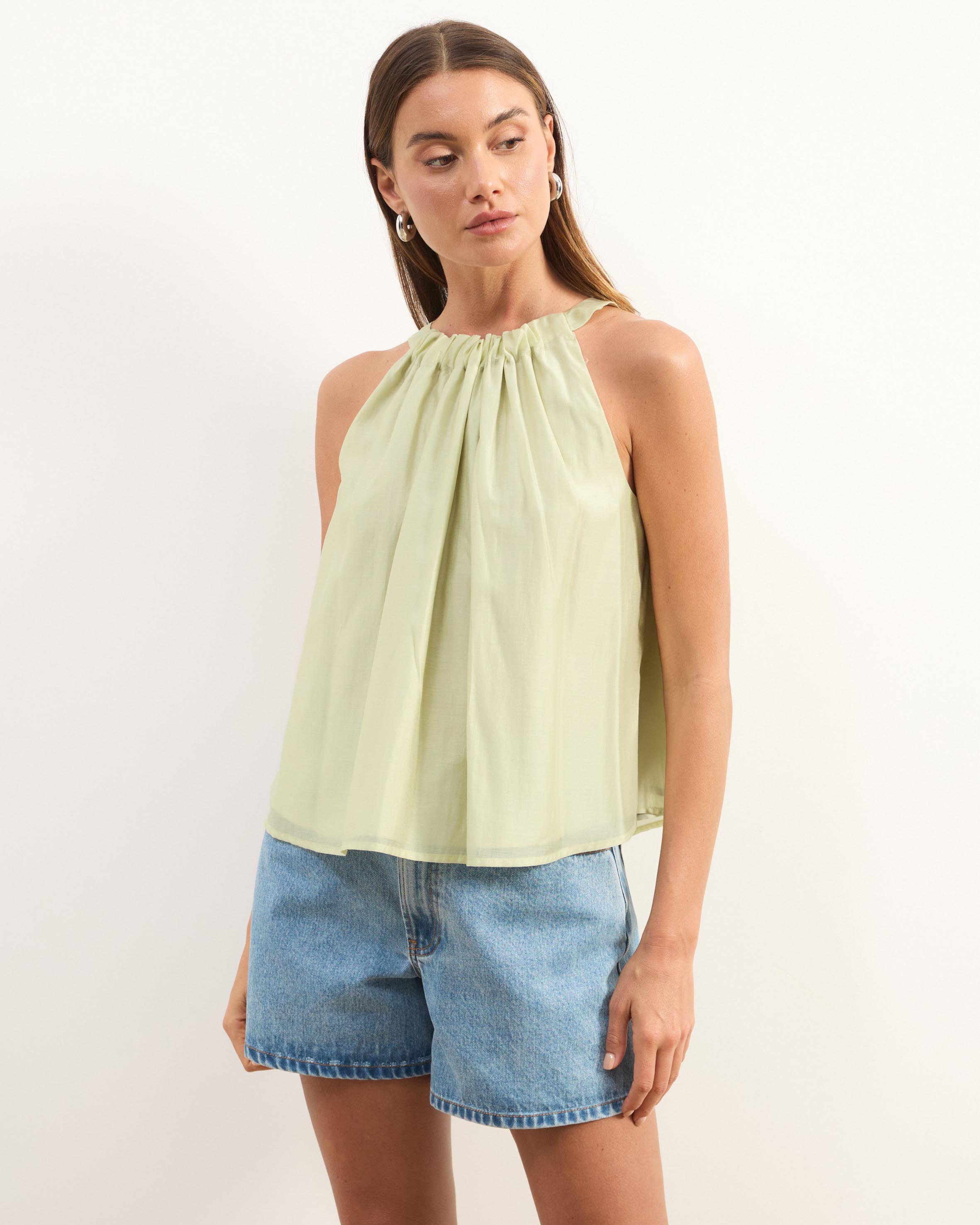 Paloma Voile Halter Neck Top