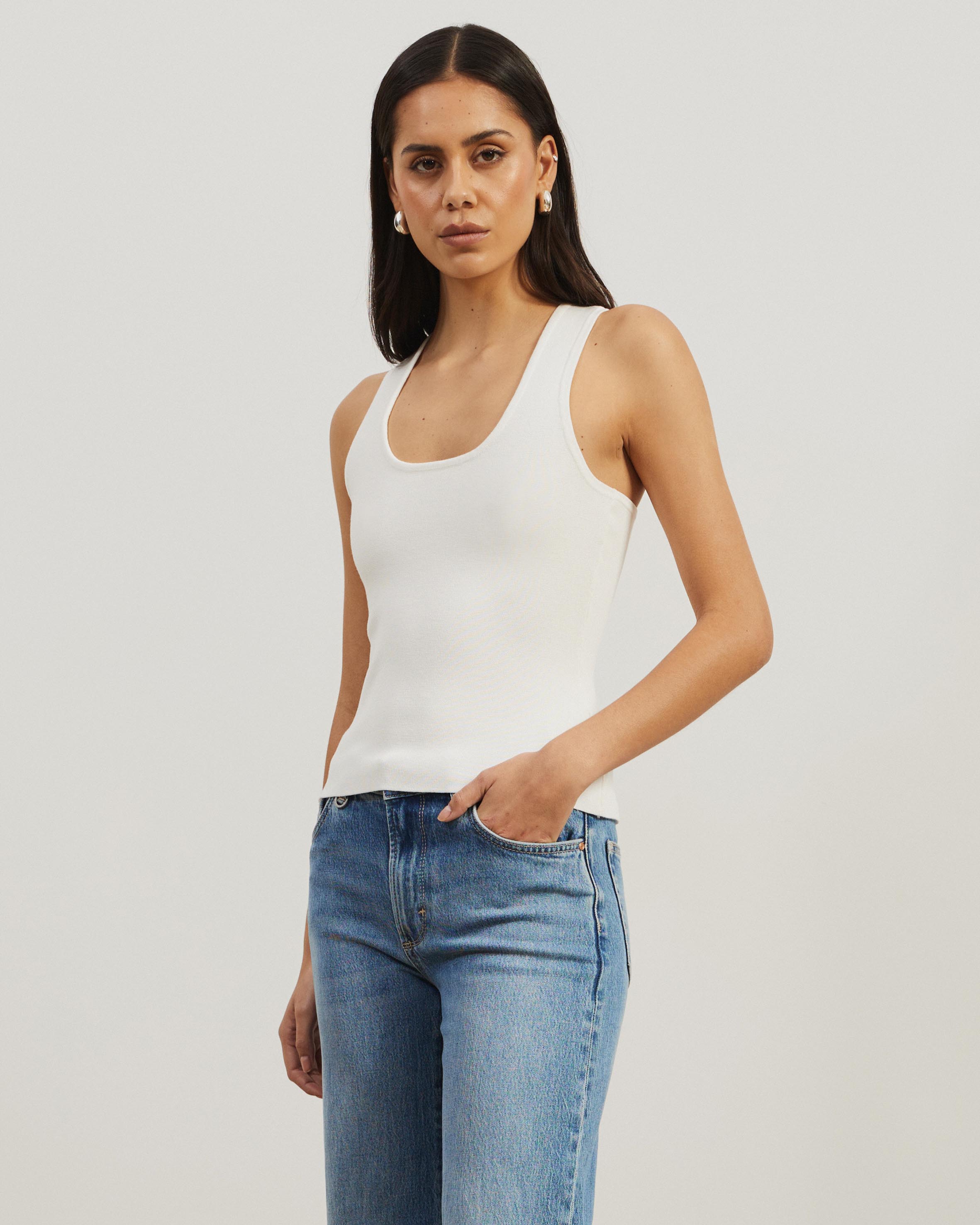 Sammy Racer Back Knit Top