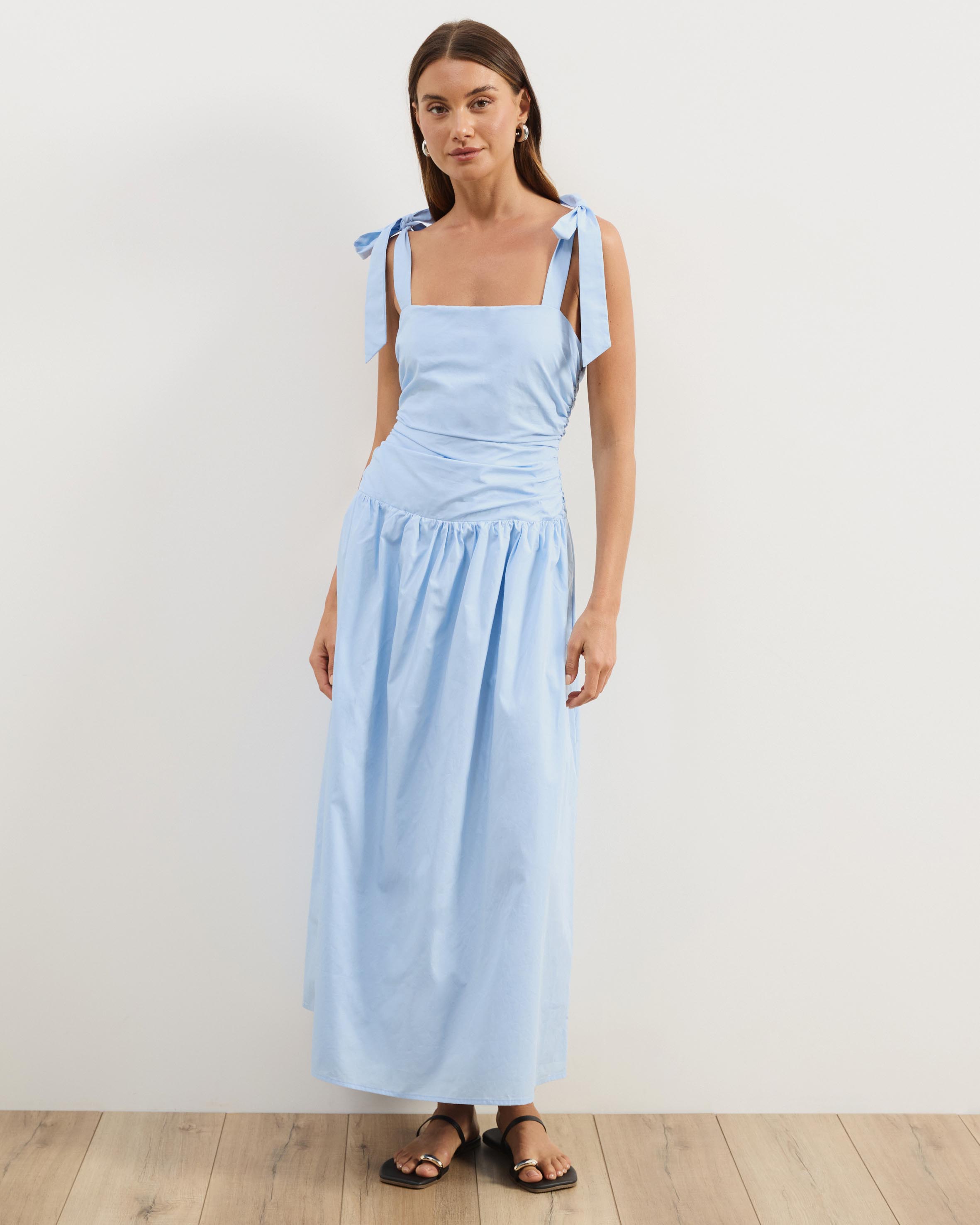 Posey Cotton Poplin Midi Dress