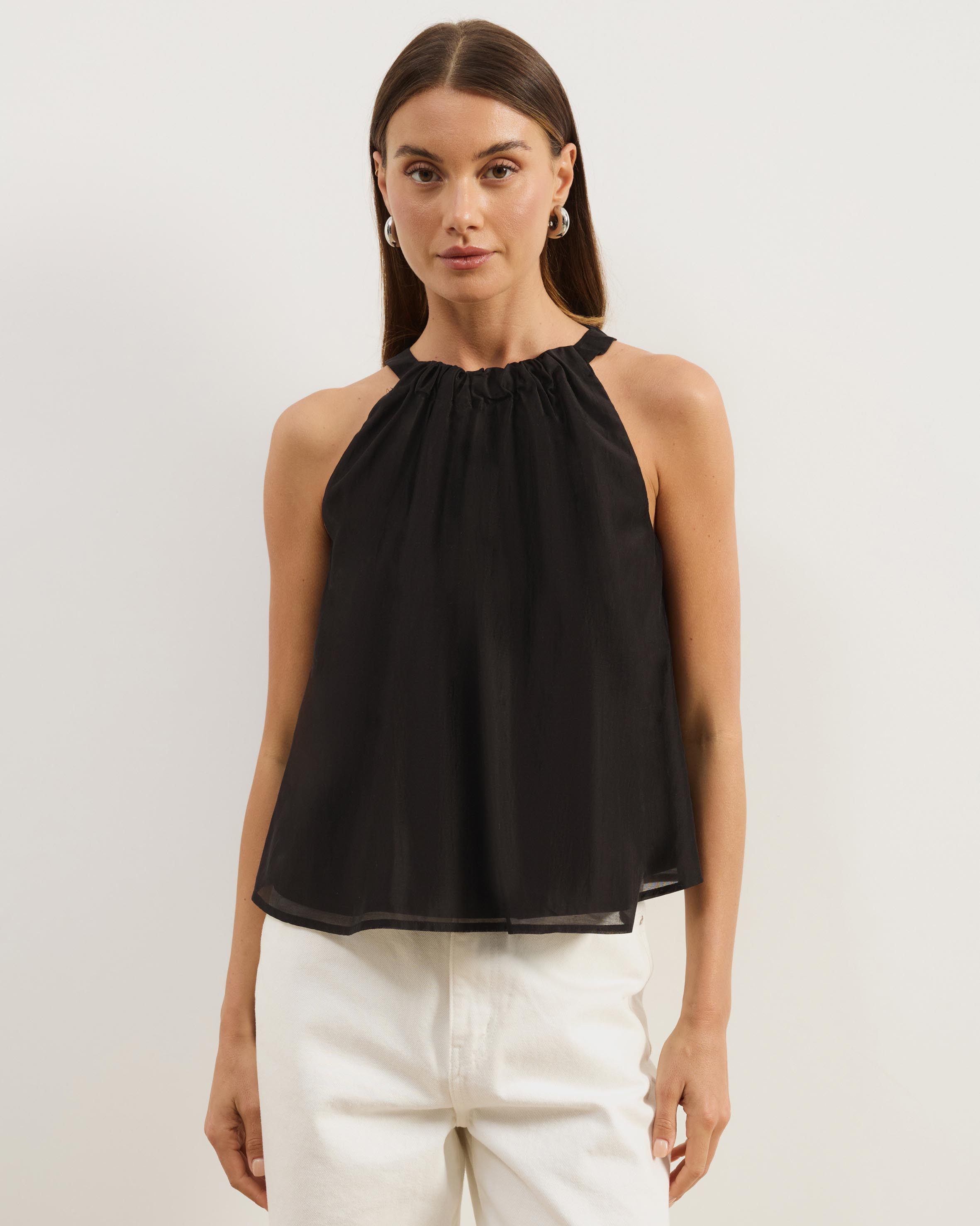 Paloma Voile Halter Neck Top