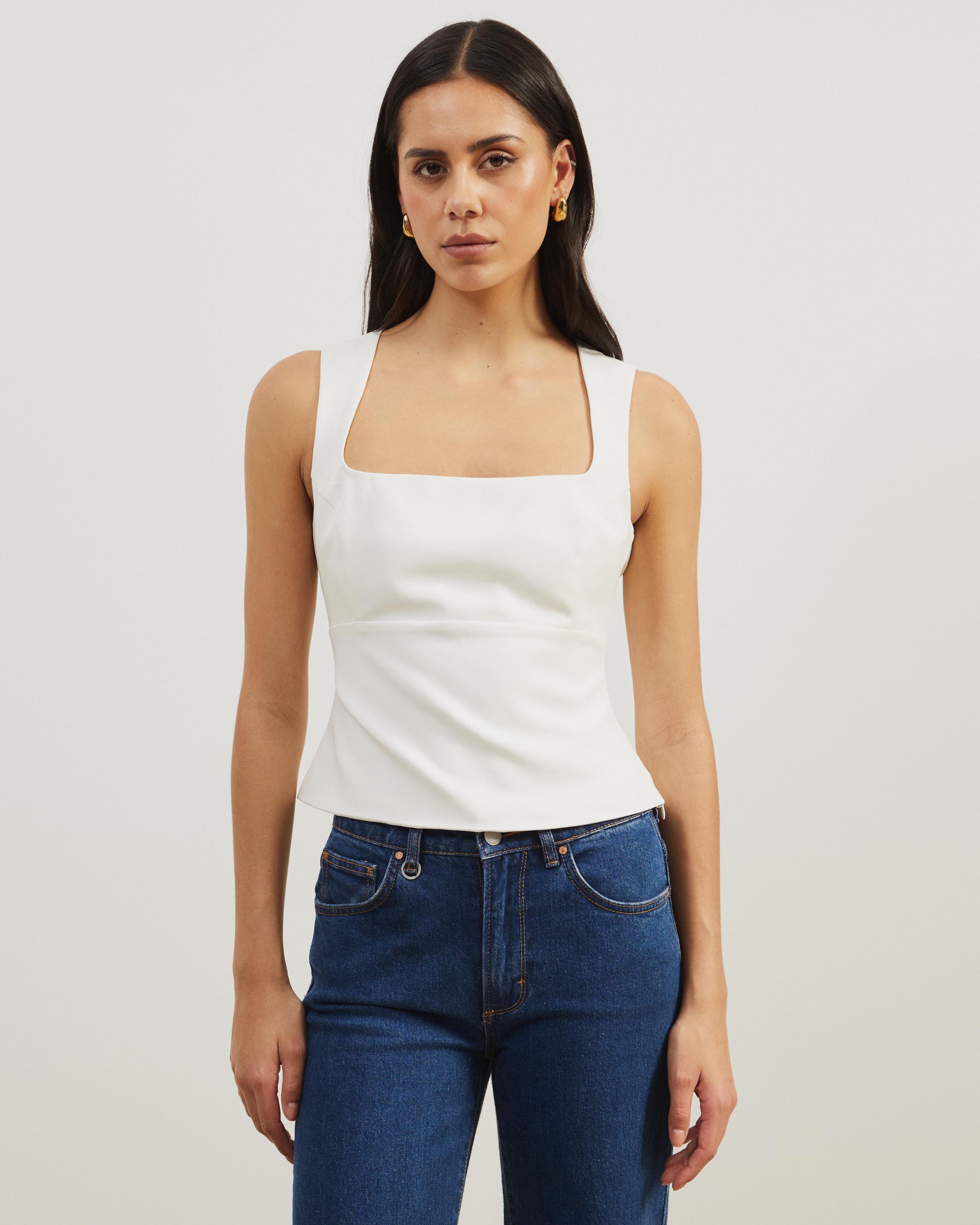 Molly Structured Bodice Top