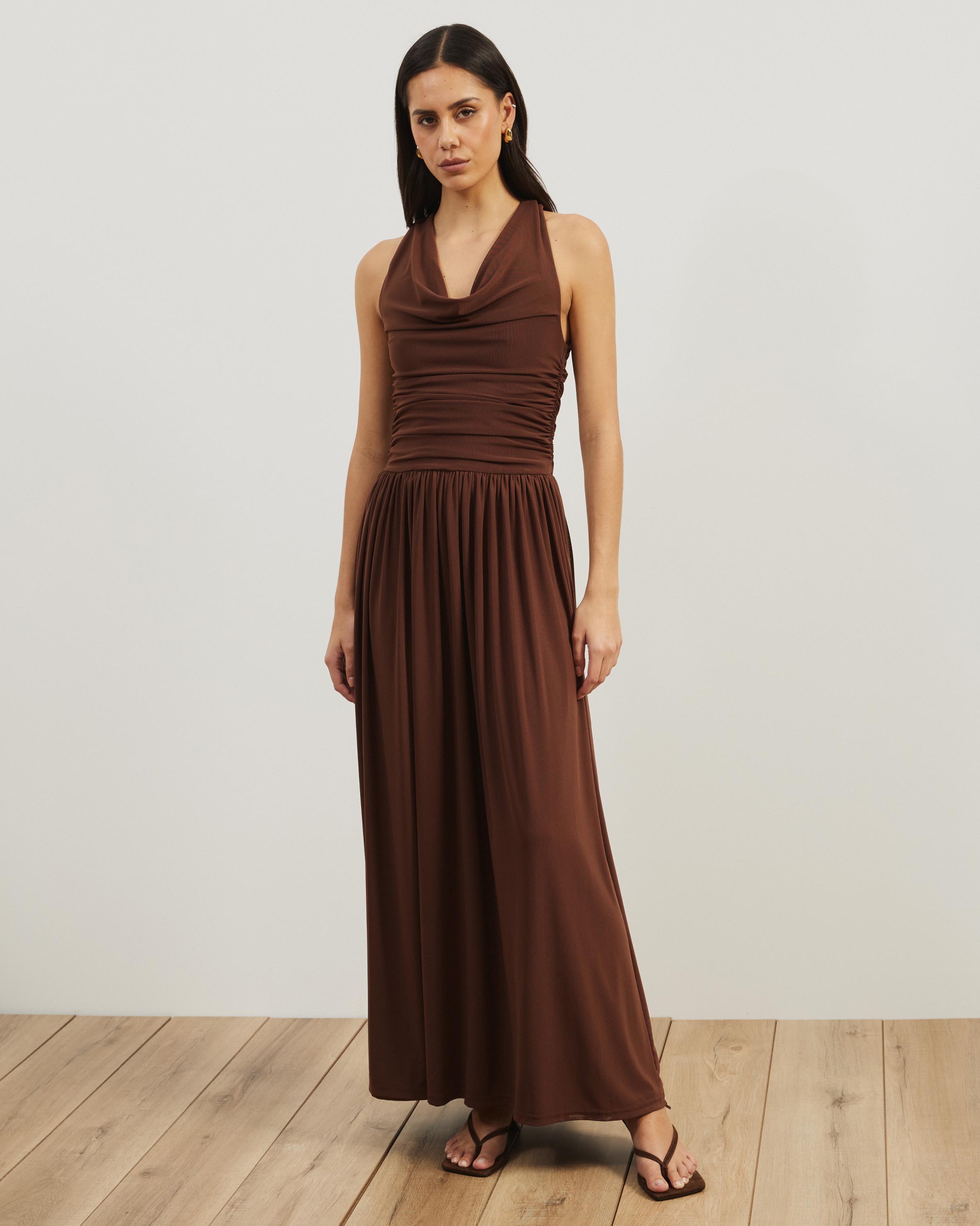 Hera Mesh Maxi Dress