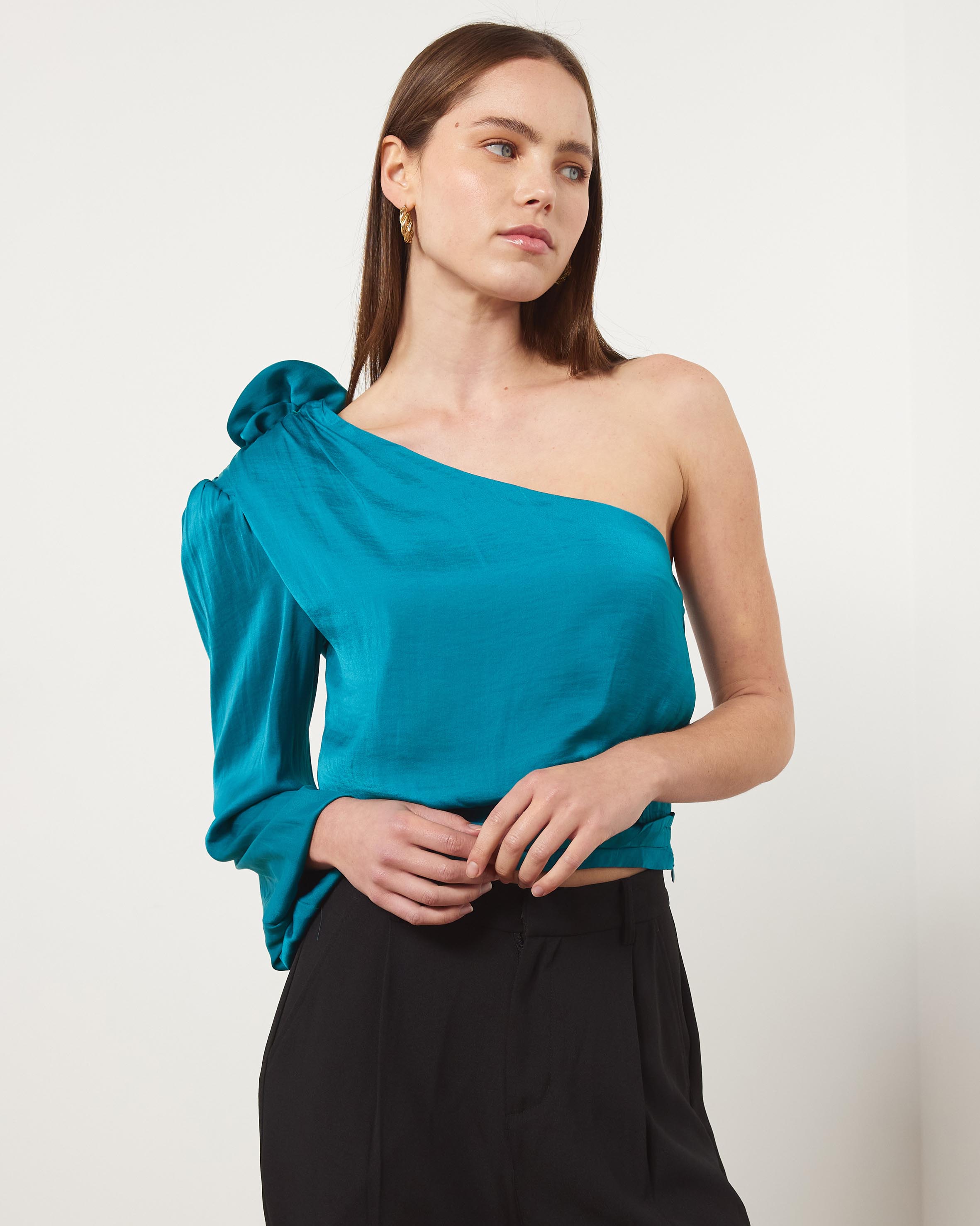 Bode One Shoulder Top