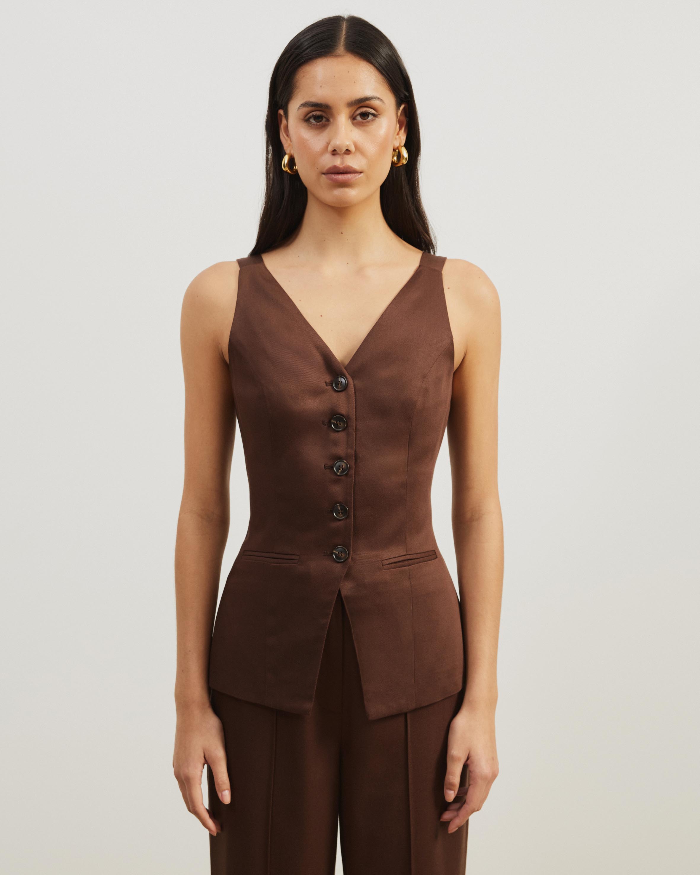 Junia V-Neck Strappy Vest