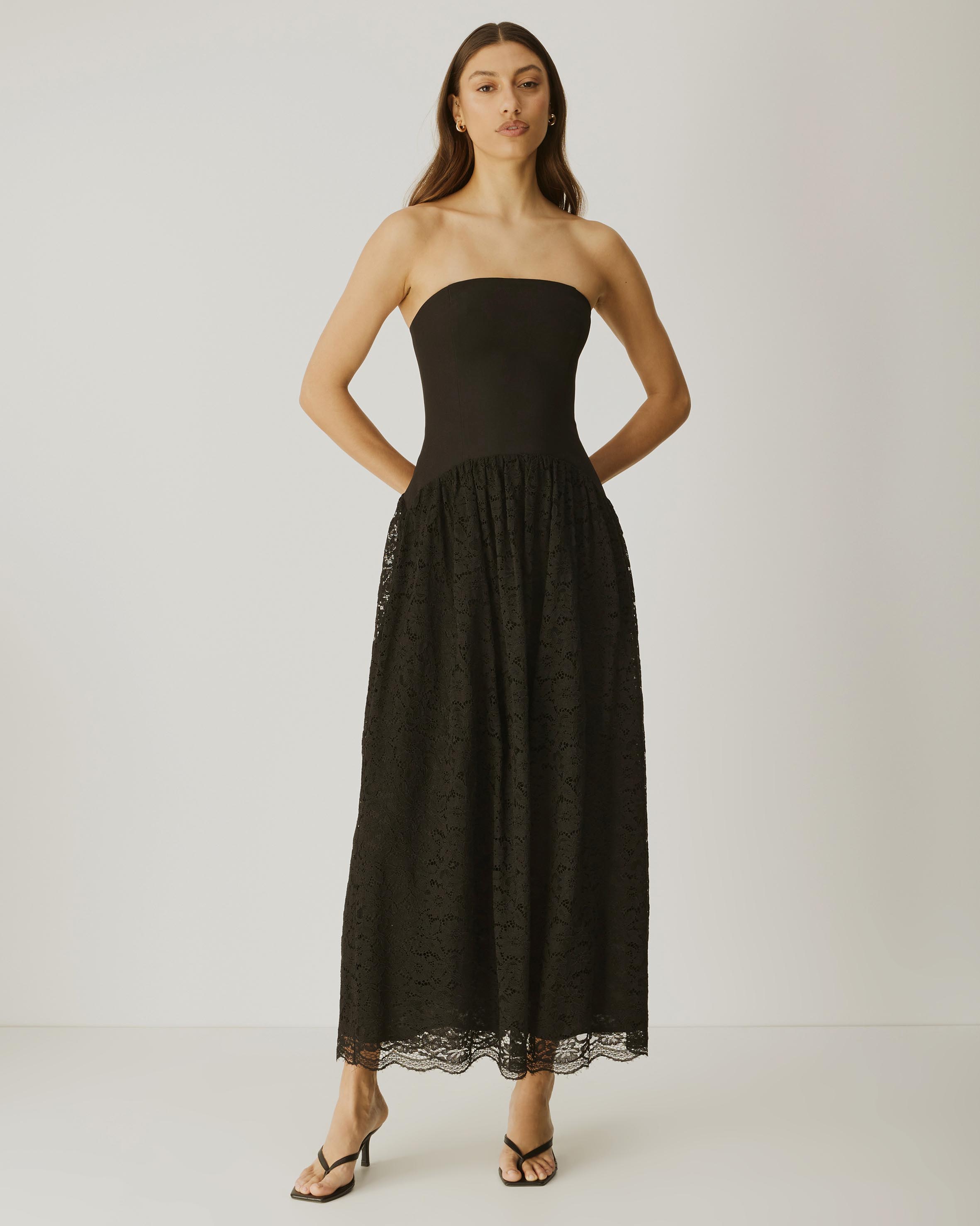 Carrie Lace Skirt Maxi Dress