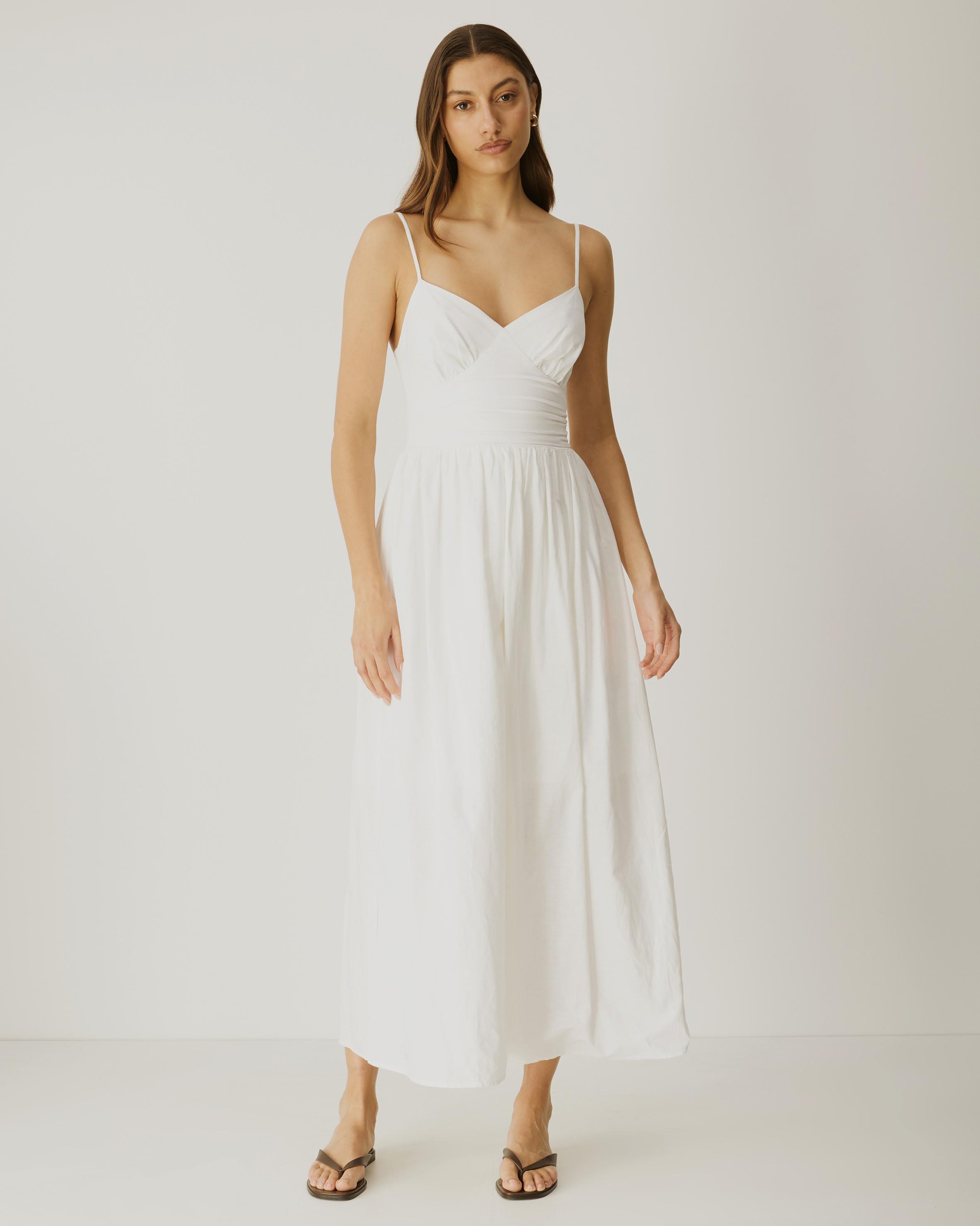 Sammy Linen Blend Midi Dress