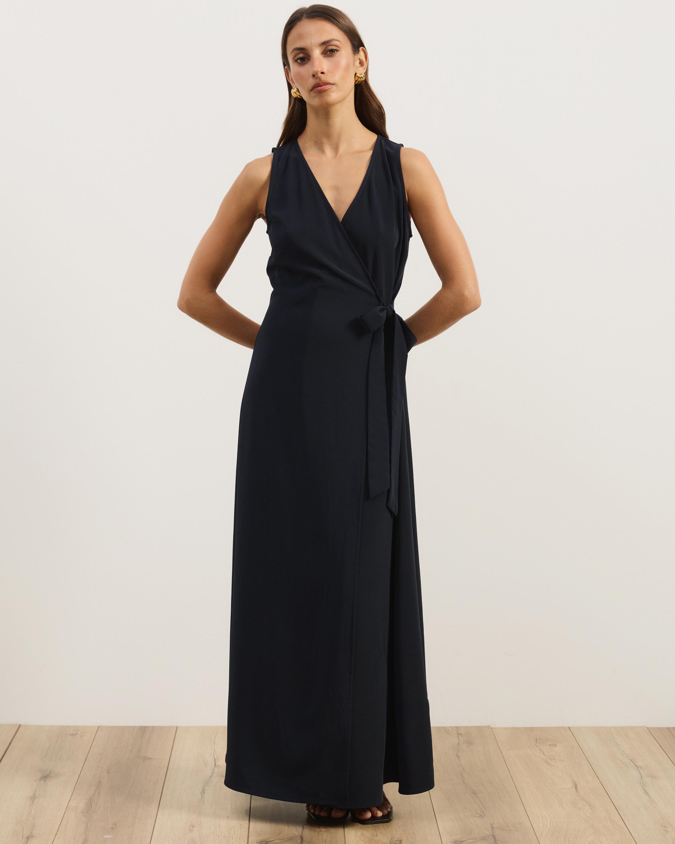 Lily Wrapover Midi Dress