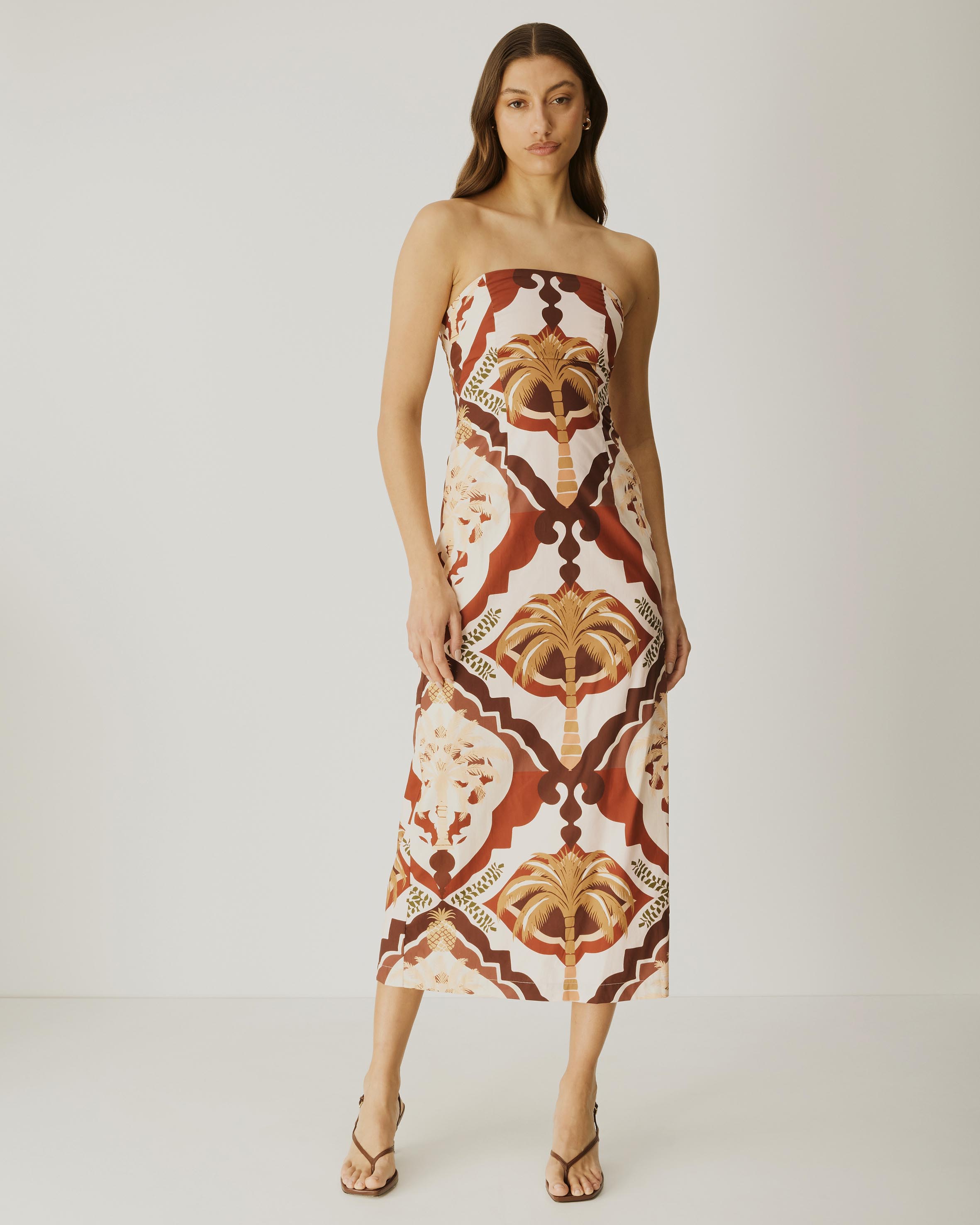 Tayla Column Midi Dress