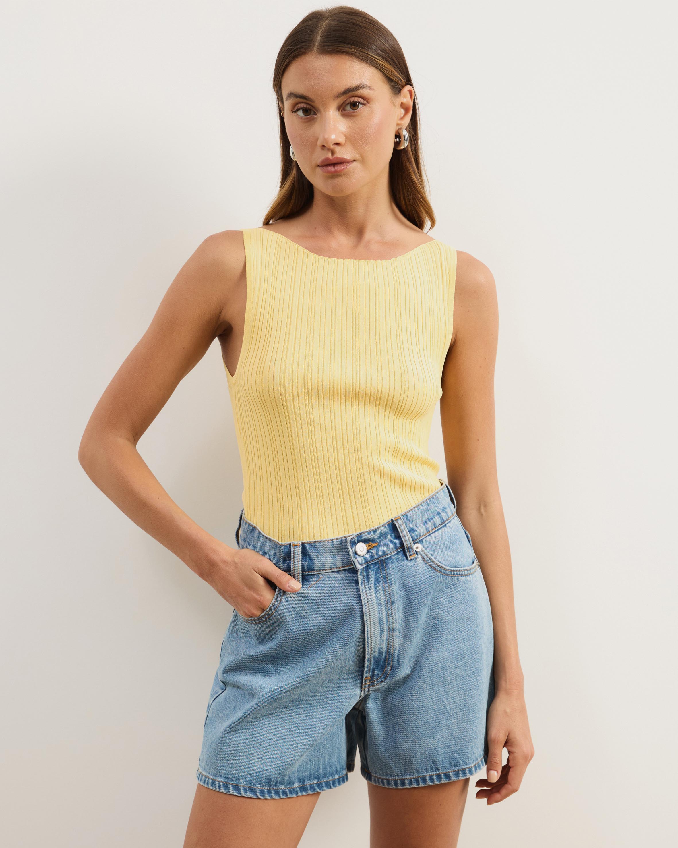 Arna Sleeveless Knitted Top