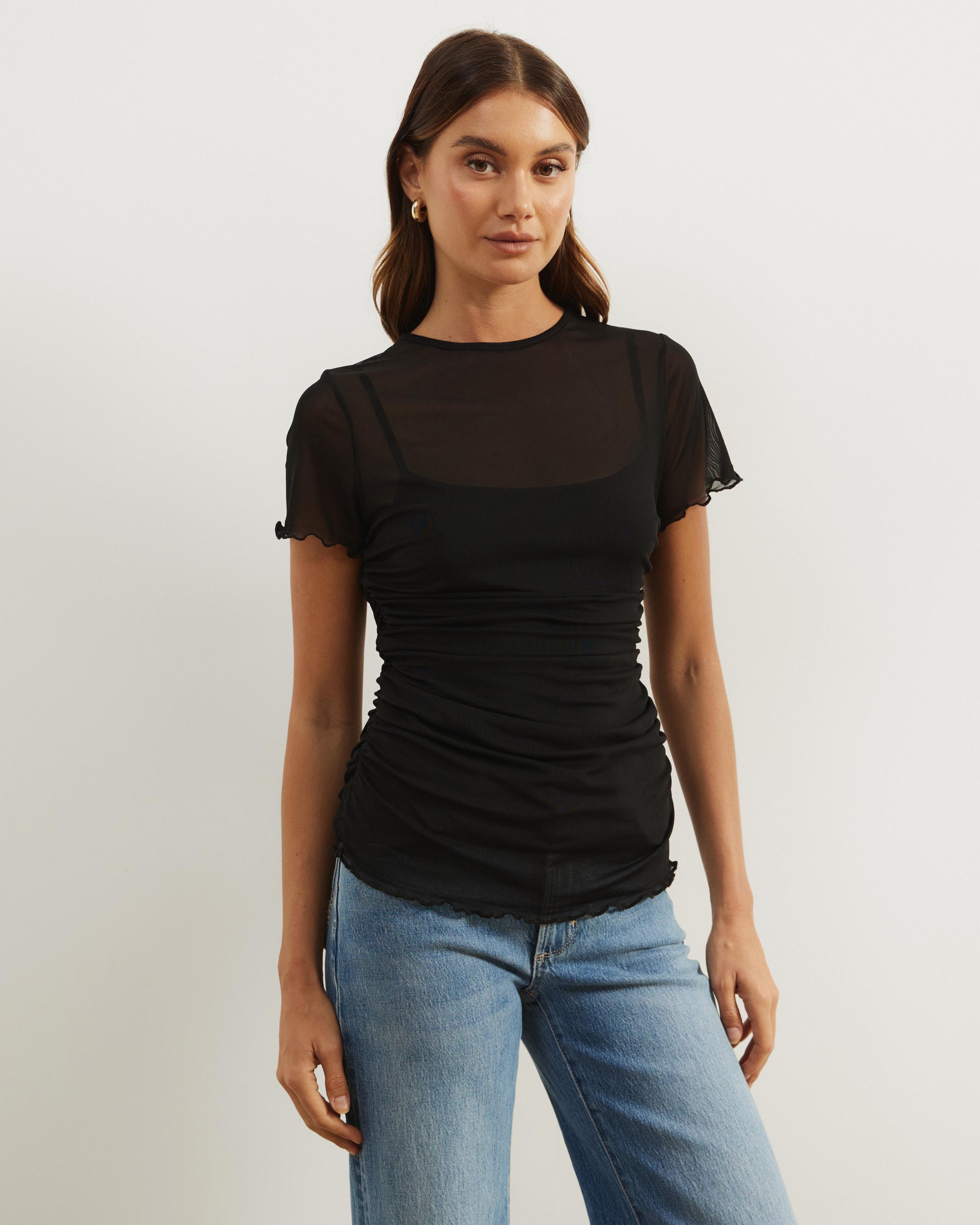 Elsie Mesh Top