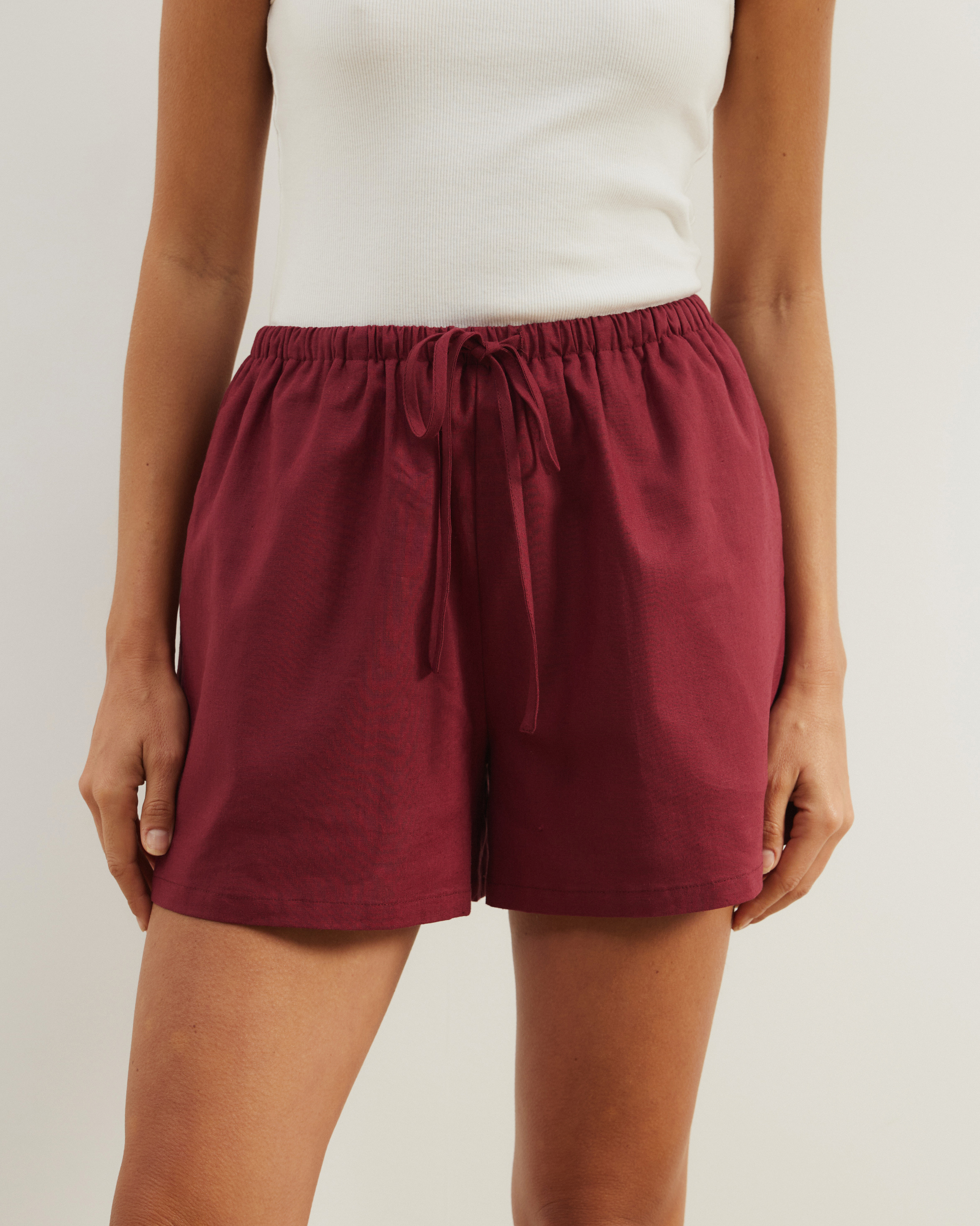 Paradise Linen Blend Shorts