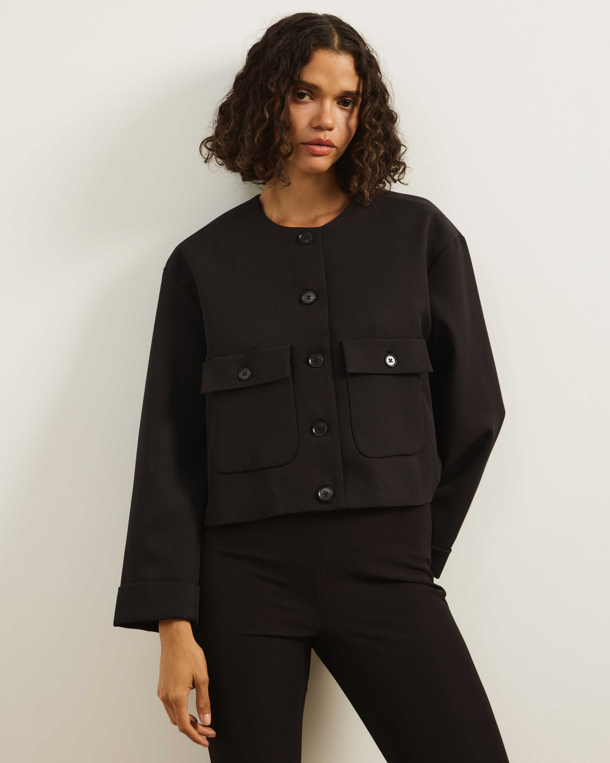 Sorelle Cropped Tailored Jacket