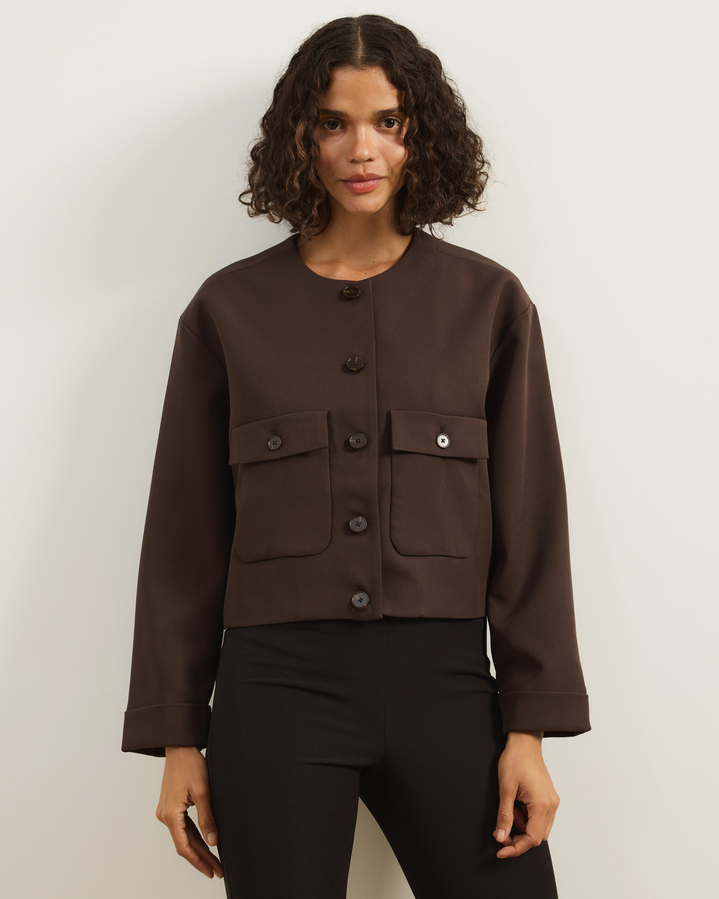 Sorelle Cropped Tailored Jacket