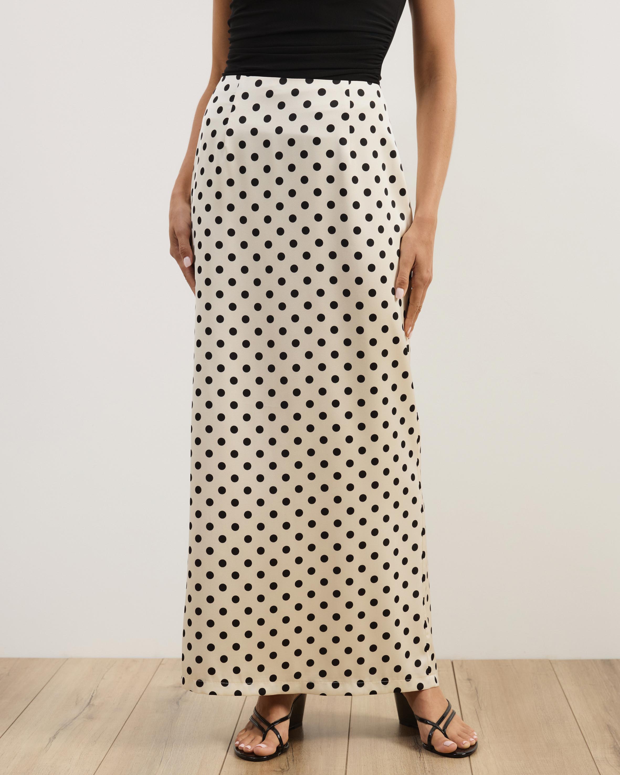 Lowen Satin Maxi Skirt