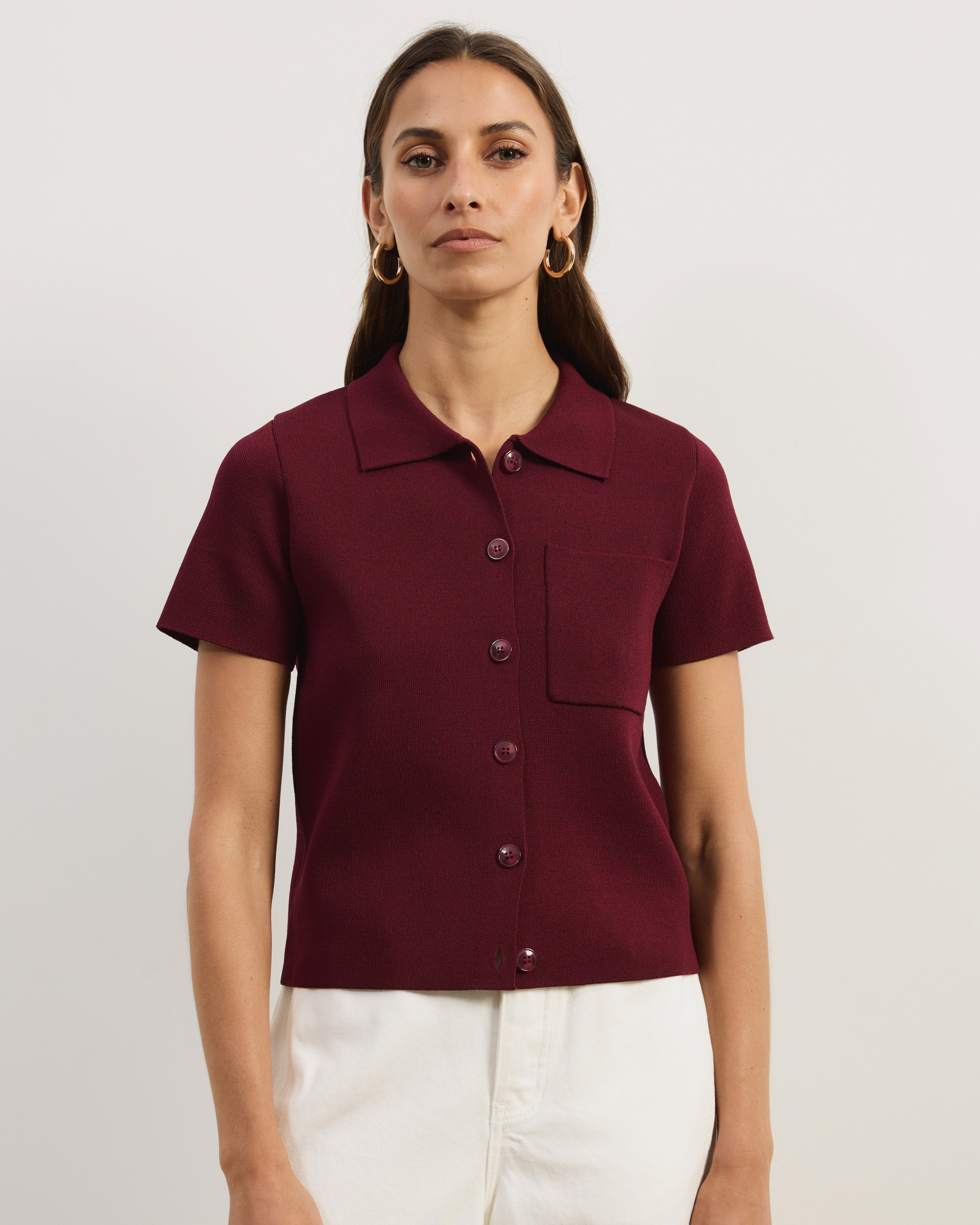 Sana Short Sleeve Knit Cardigan
