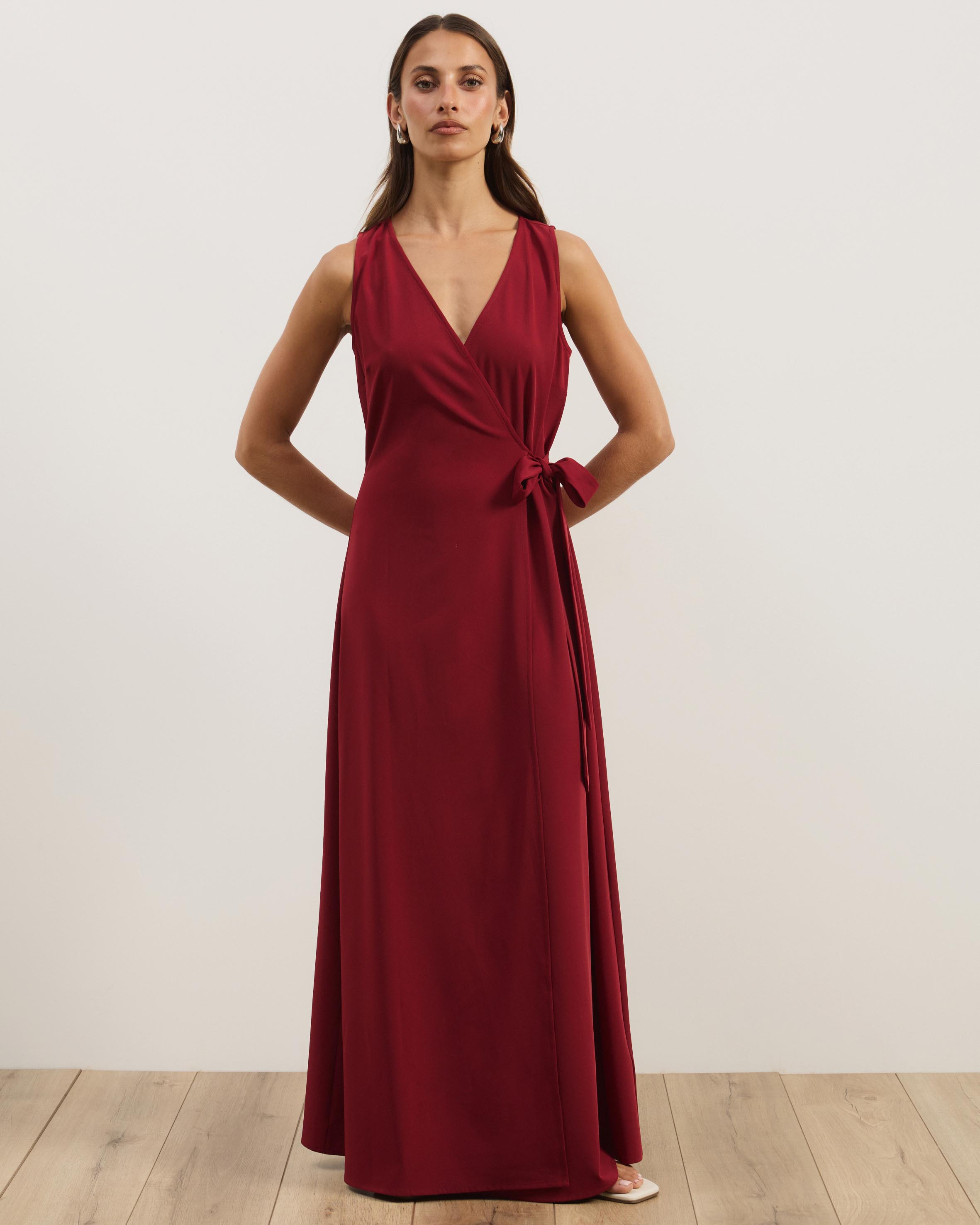 Lily Wrapover Midi Dress
