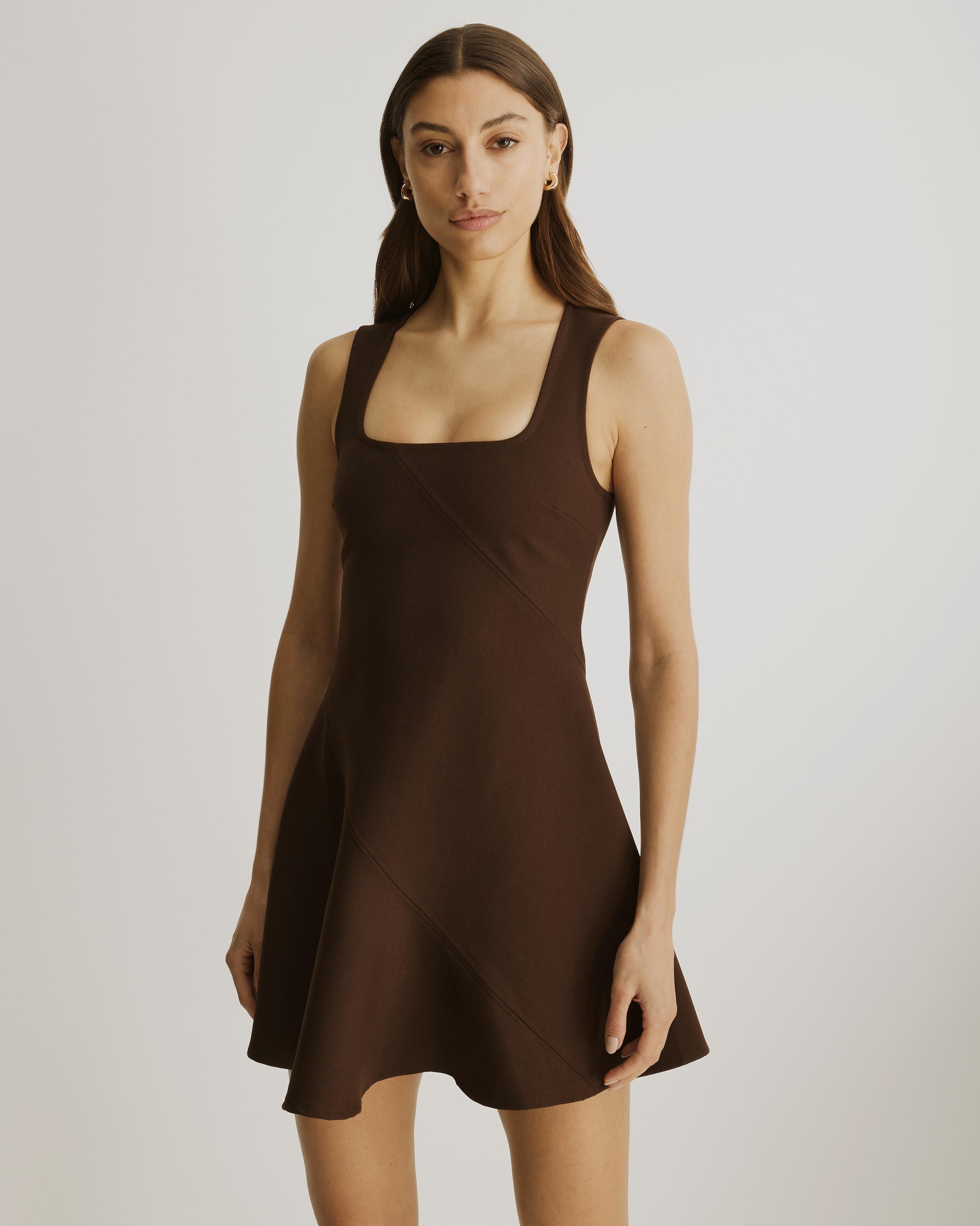 Lara Square Neck Mini Dress