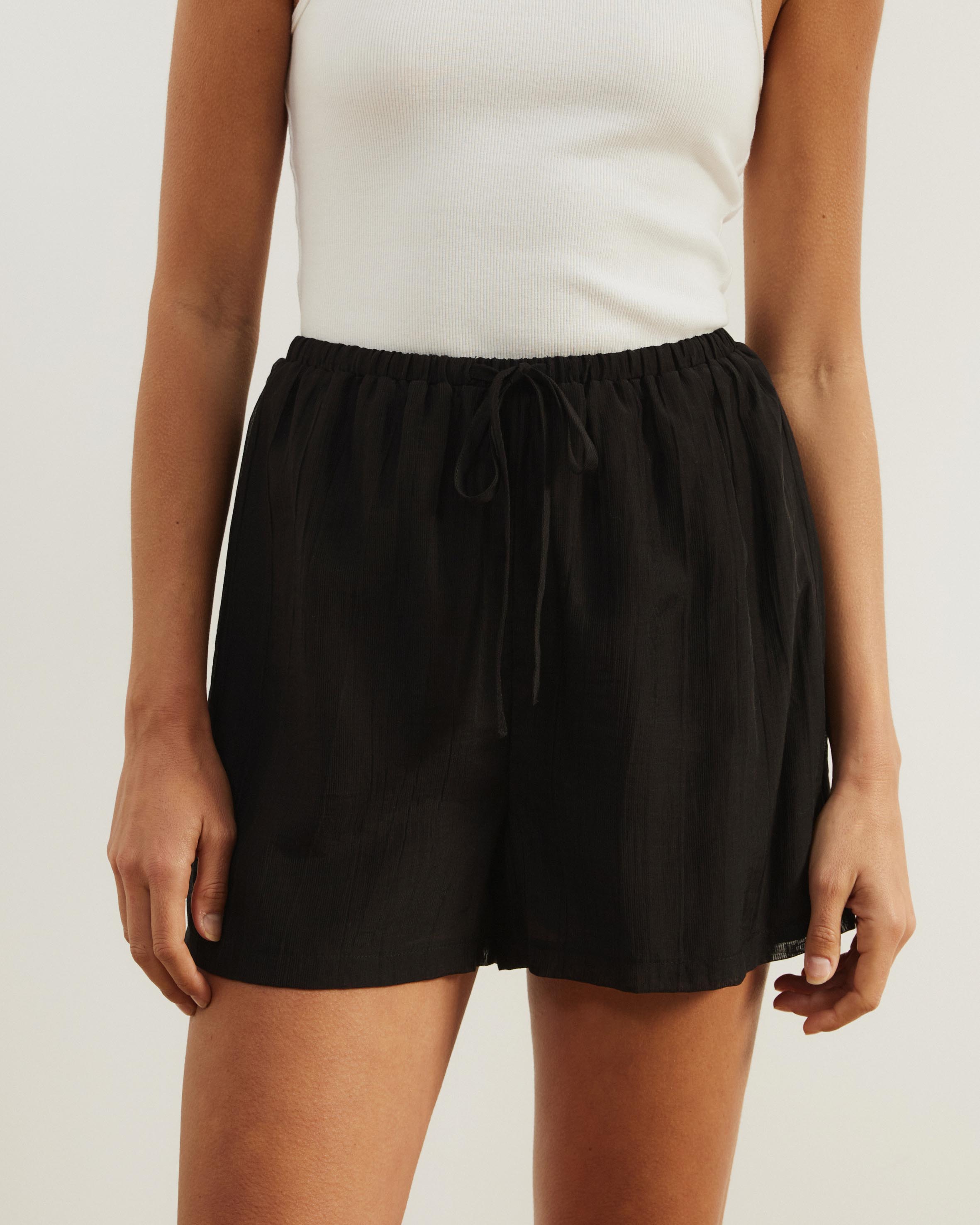 Emily Casual Crinkle Shorts