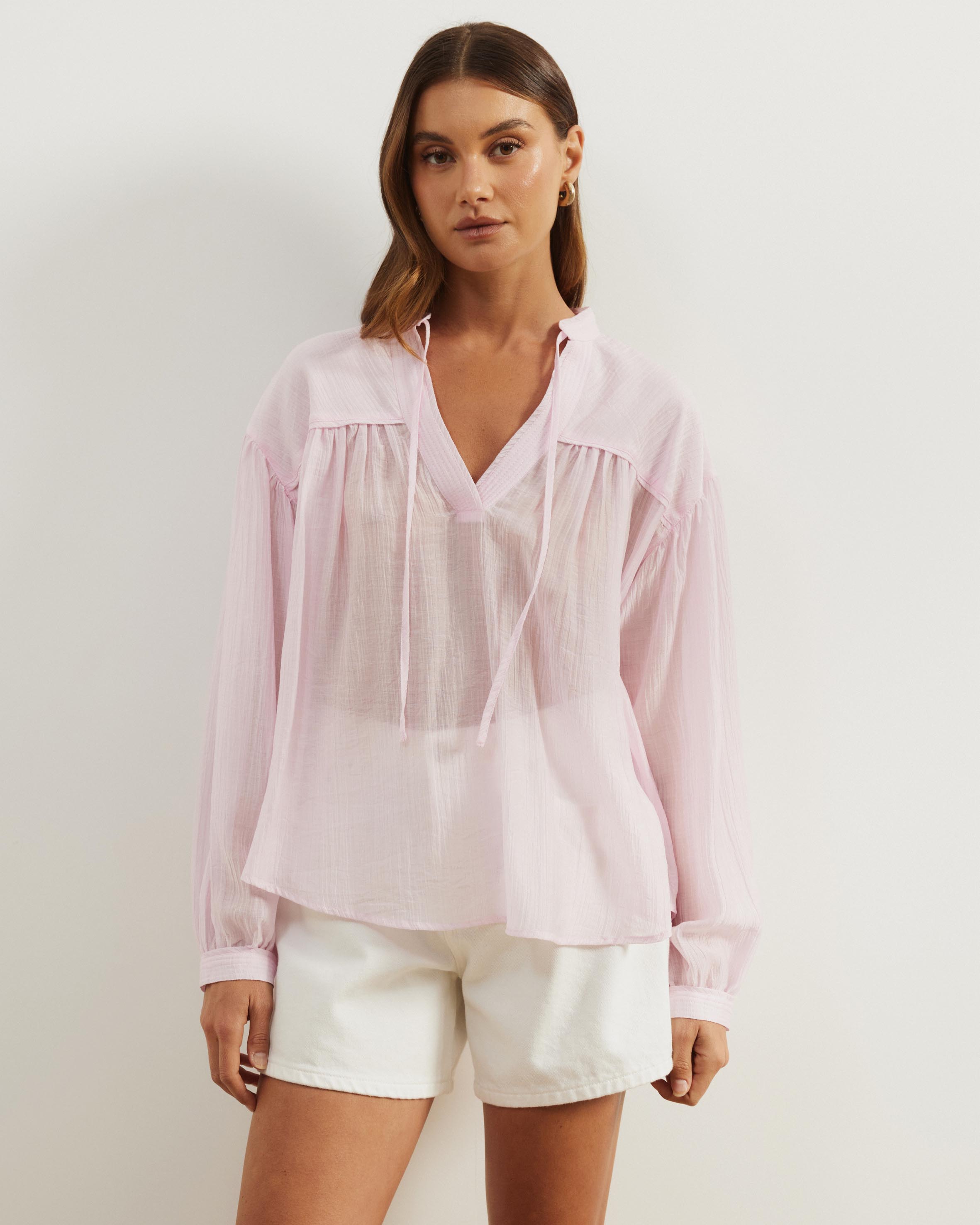 Sigrid Crinkle Blouse