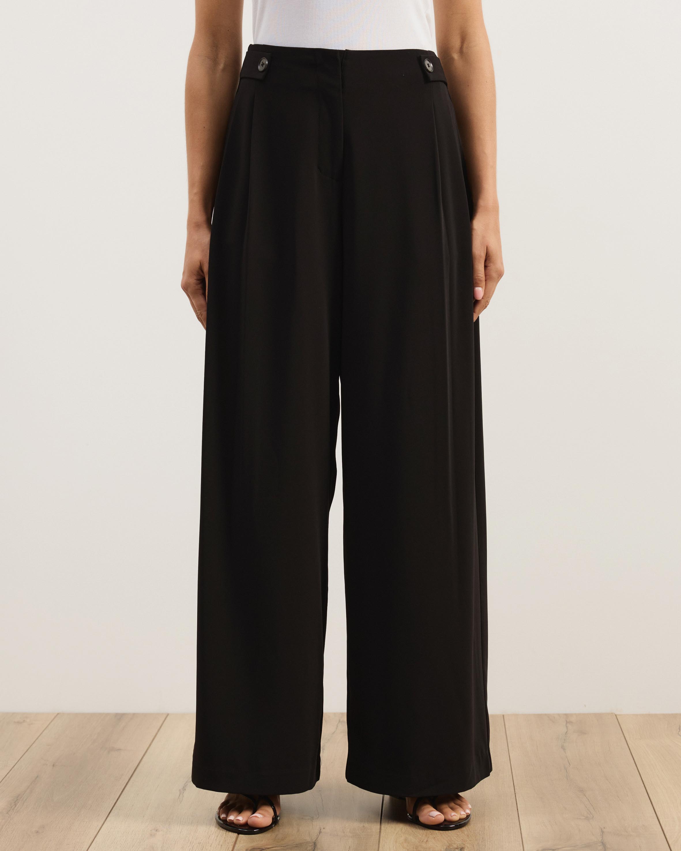 Isola Waist Detail Tailored Pants