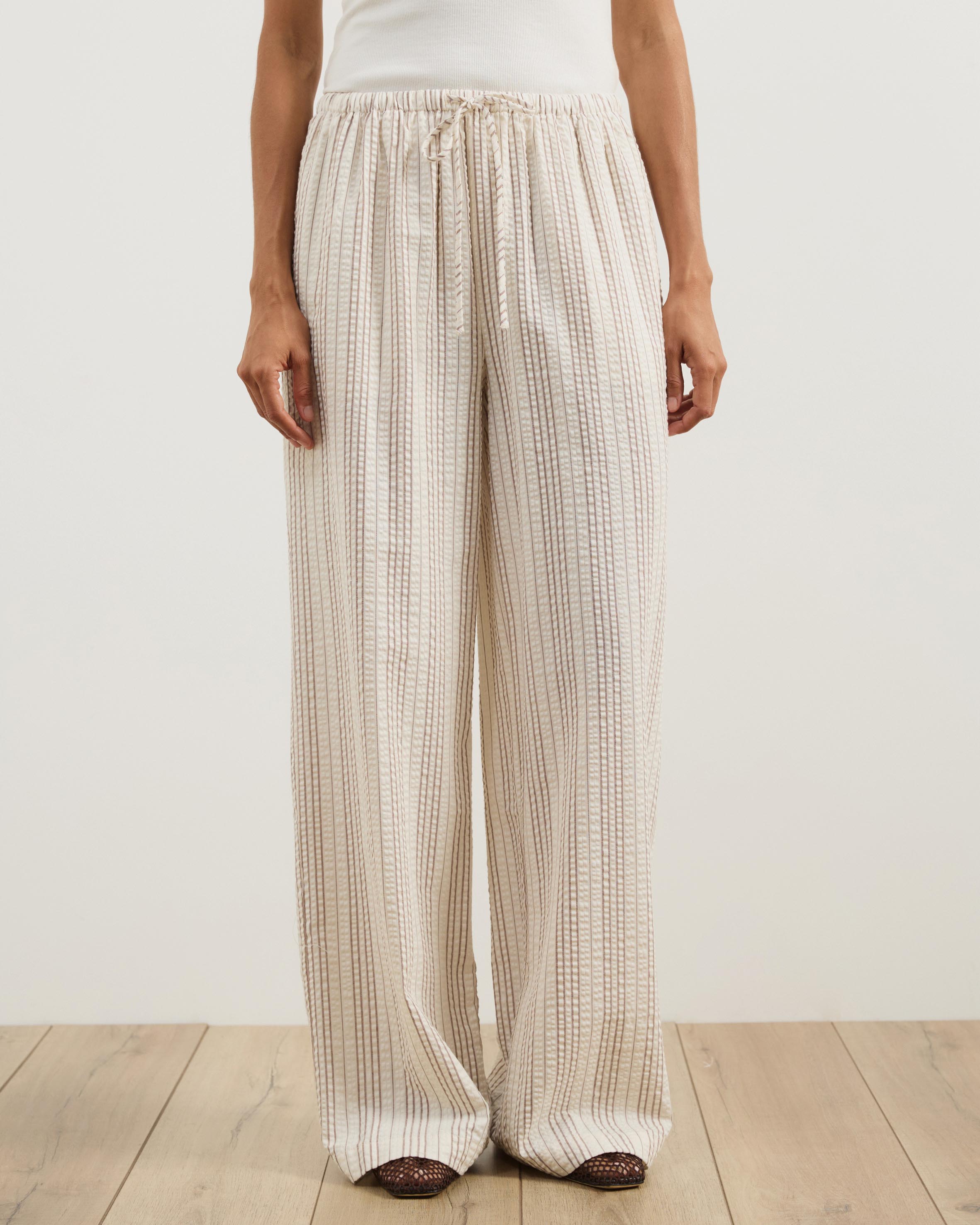 Tenley Stripe Wide Leg Pants
