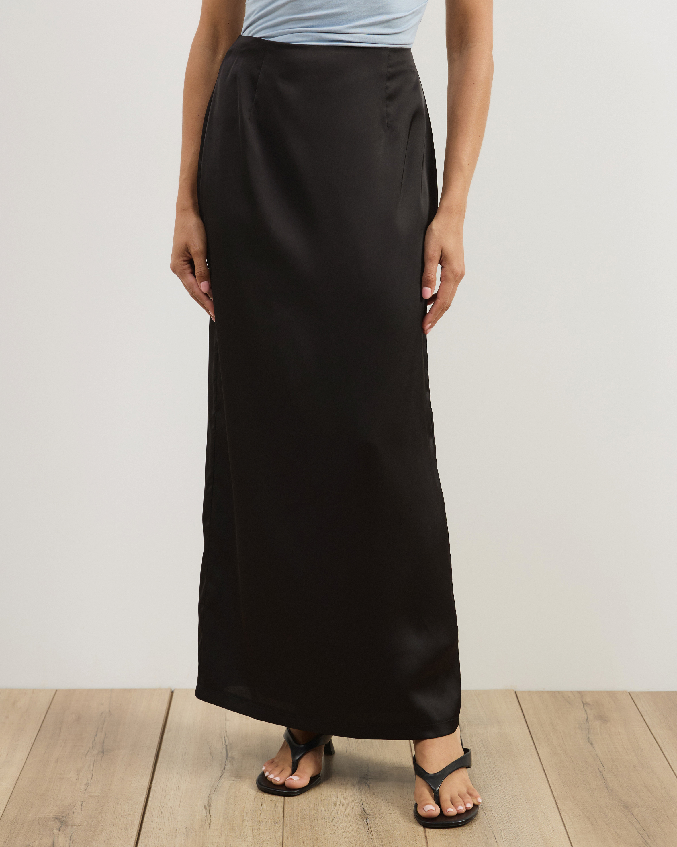 Lowen Satin Maxi Skirt