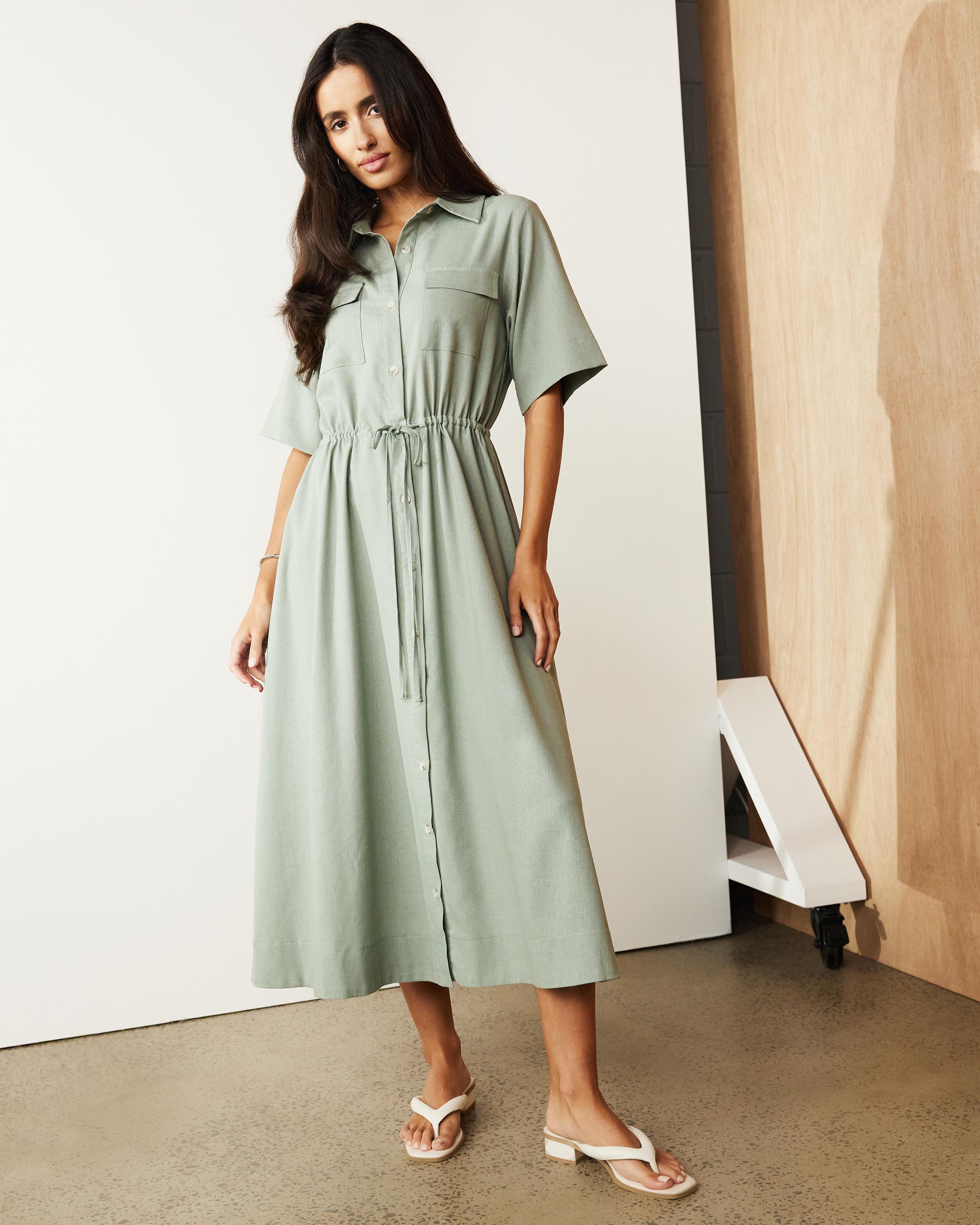 Mara Midi Shirt Dress