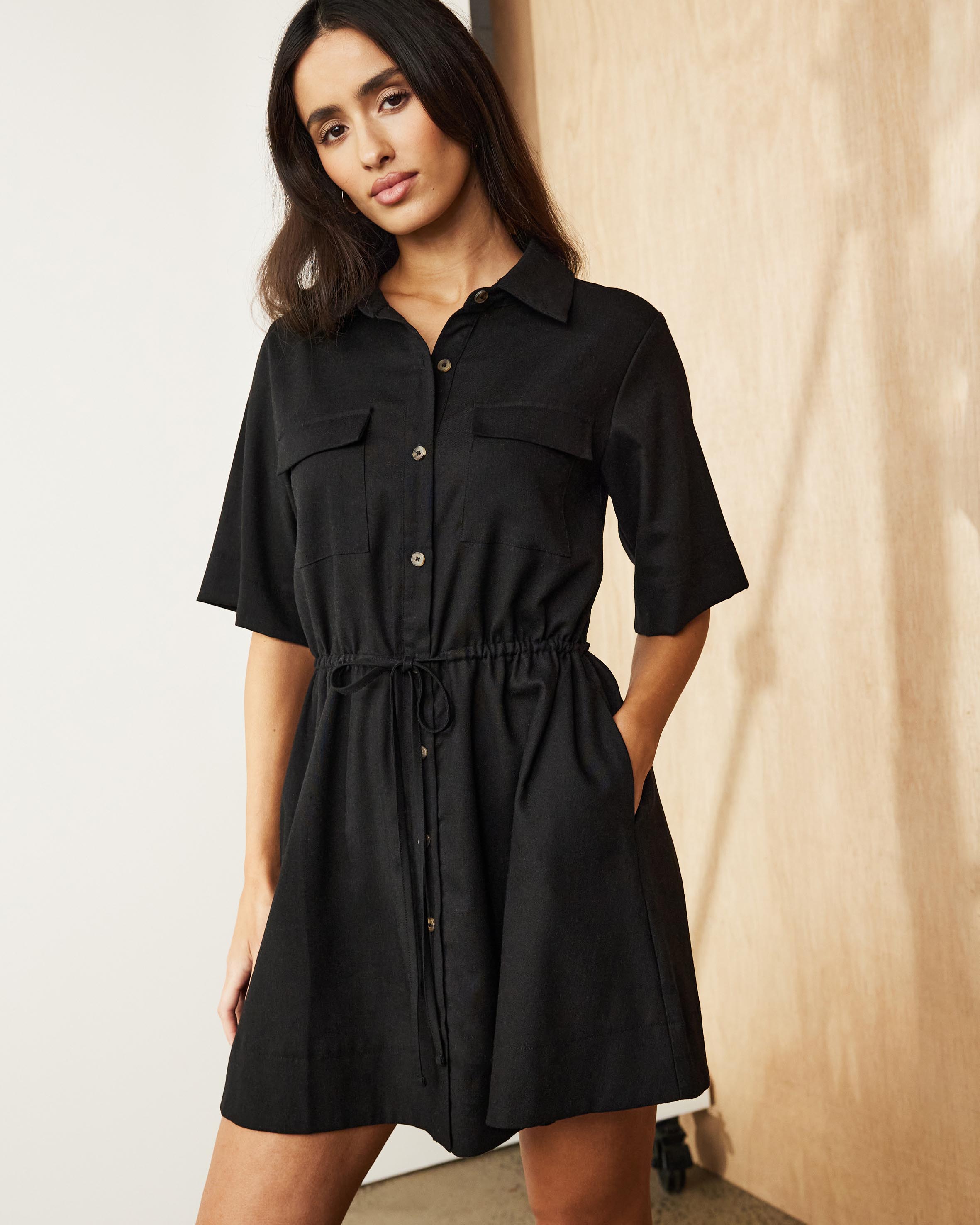 Mara Mini Shirt Dress