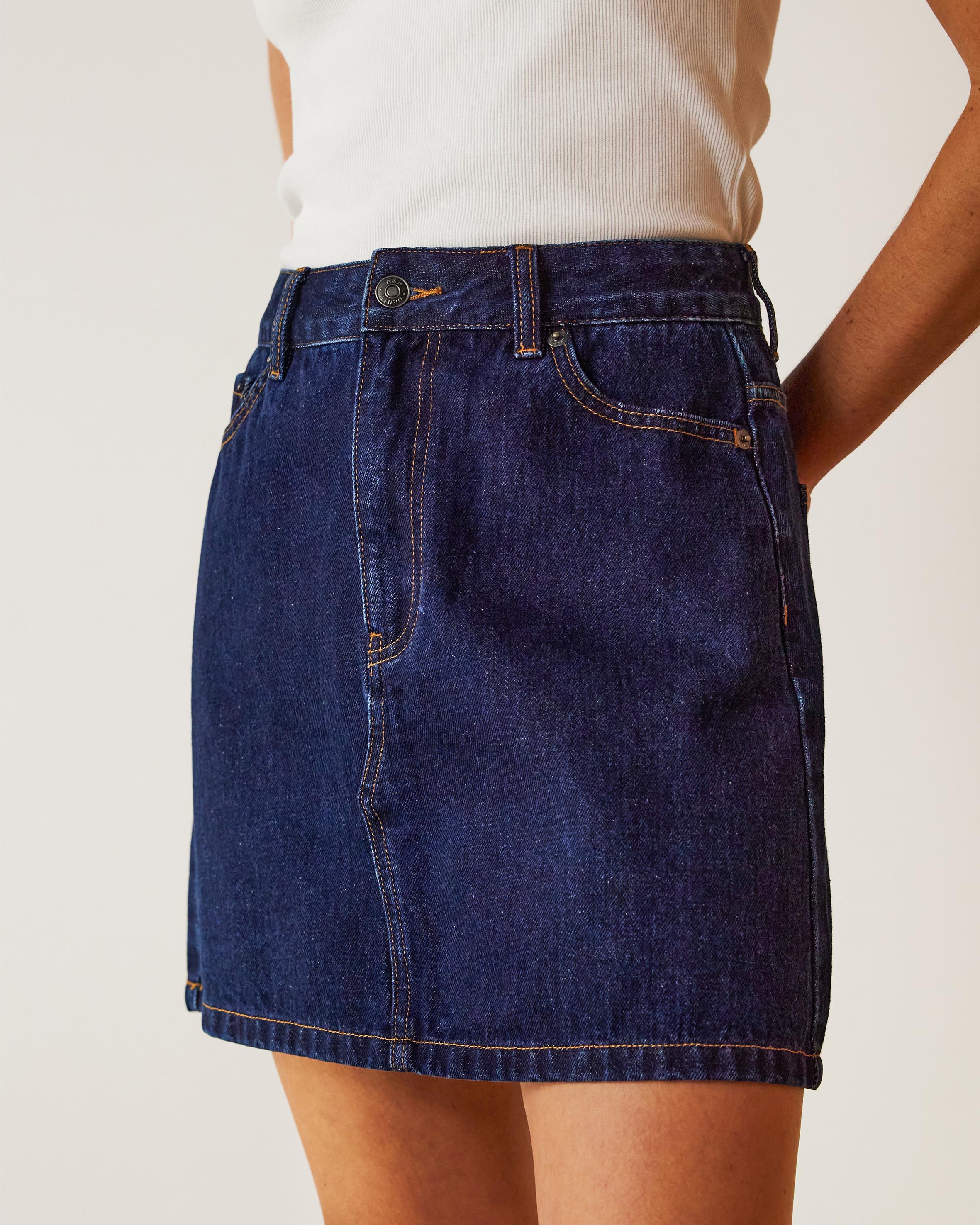 Rina Denim Mini Skirt