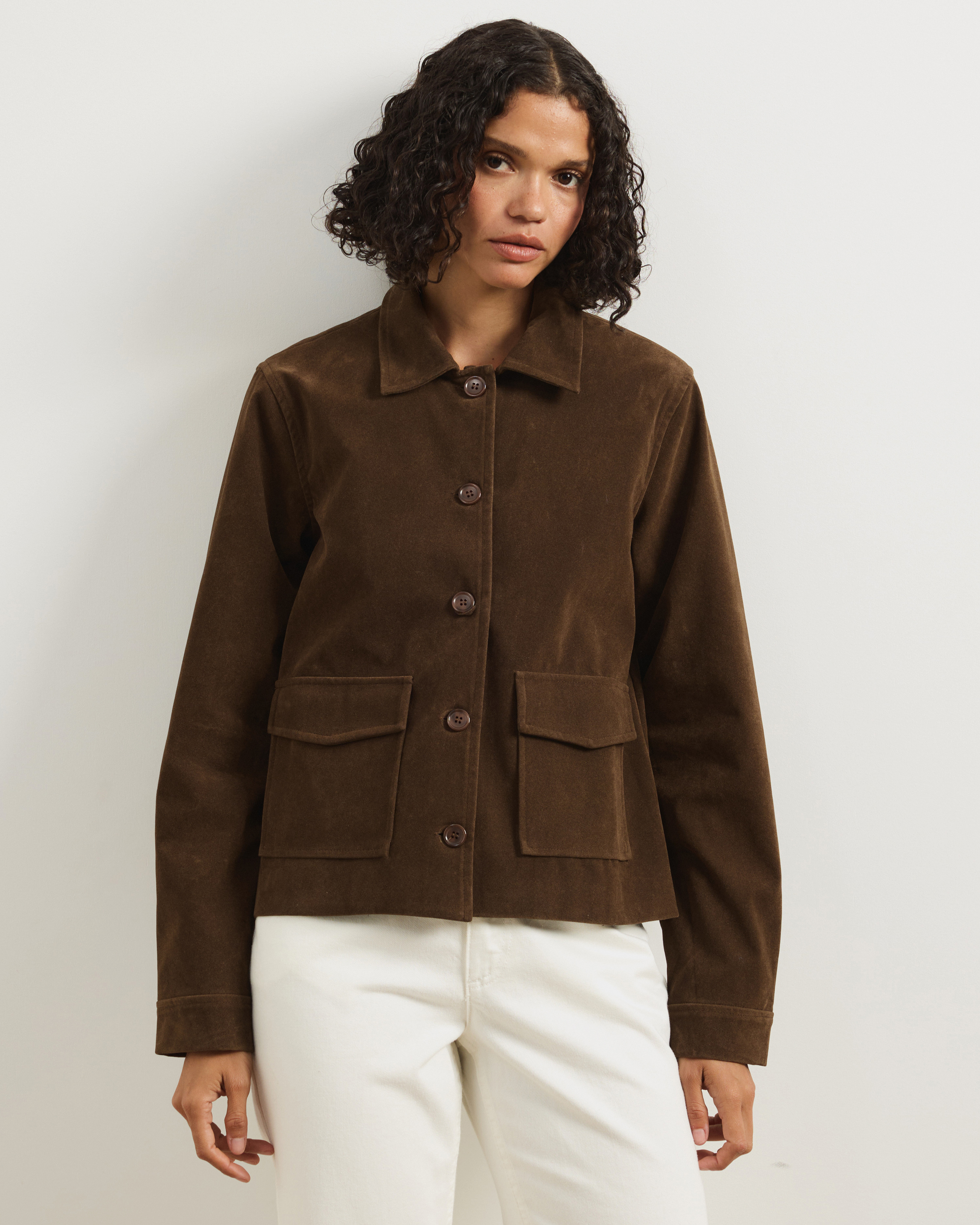 Nell Faux Suede Shacket