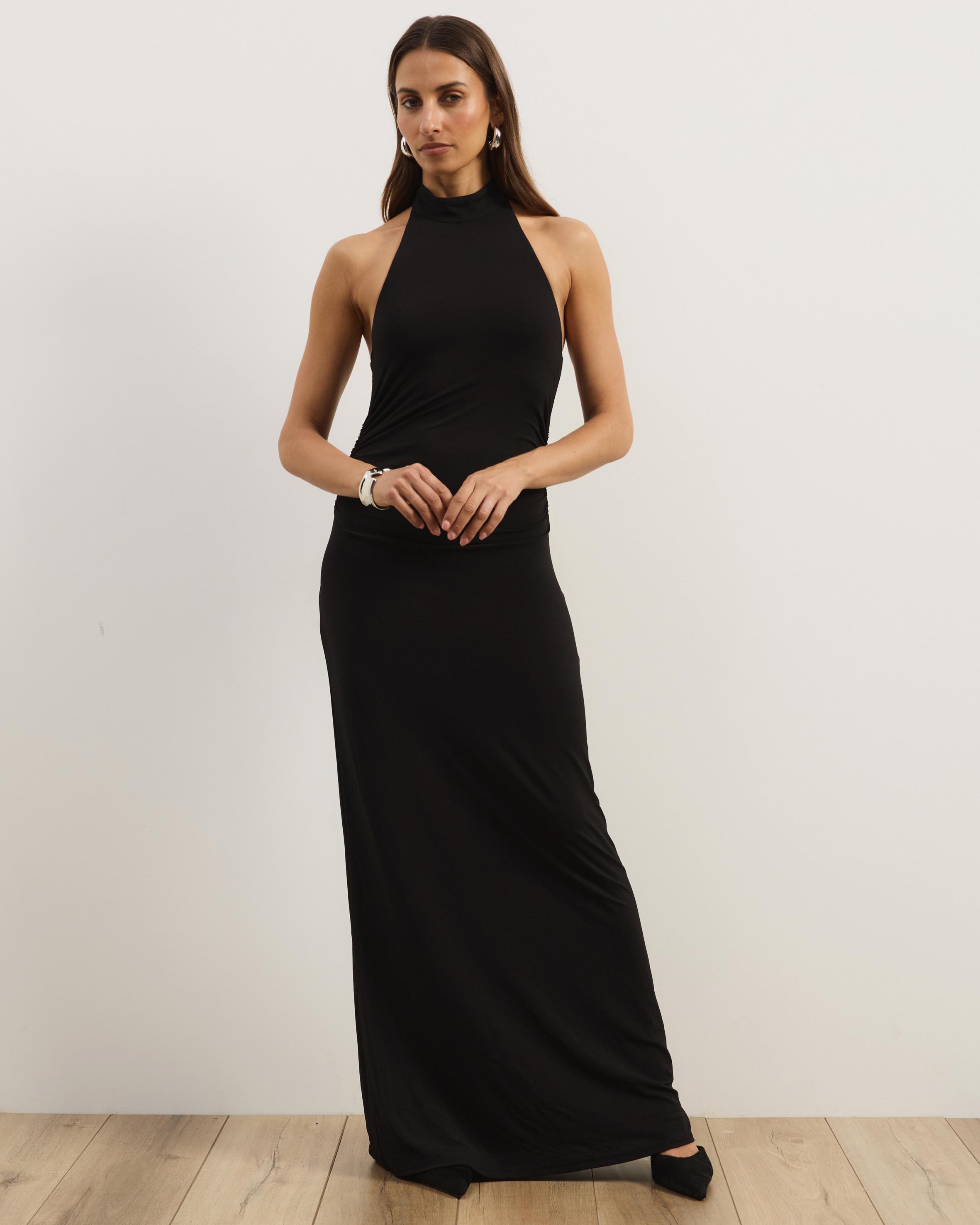 Ida Halter Neck Maxi Dress