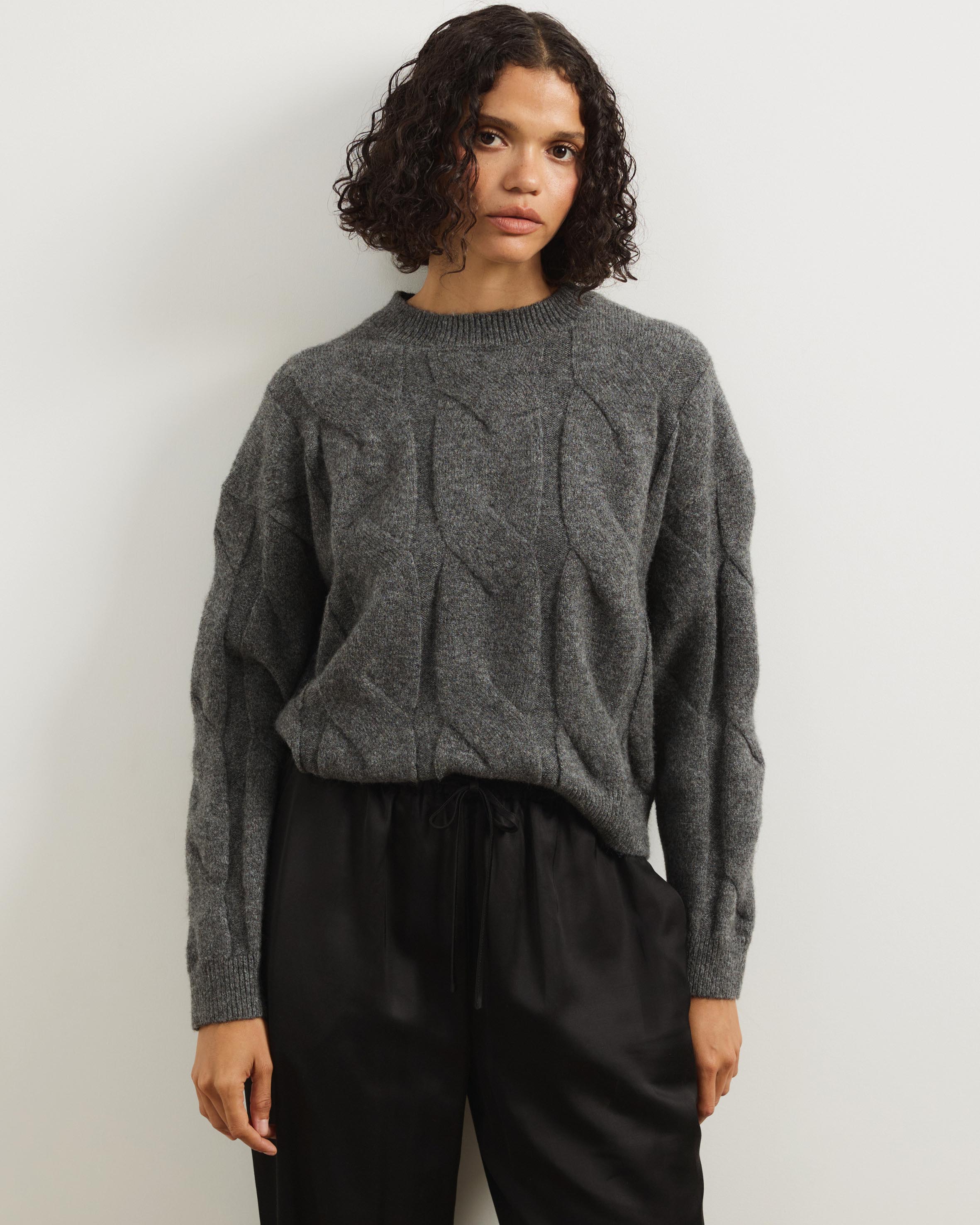 Stella Cable Knit Oversized Knit Jumper