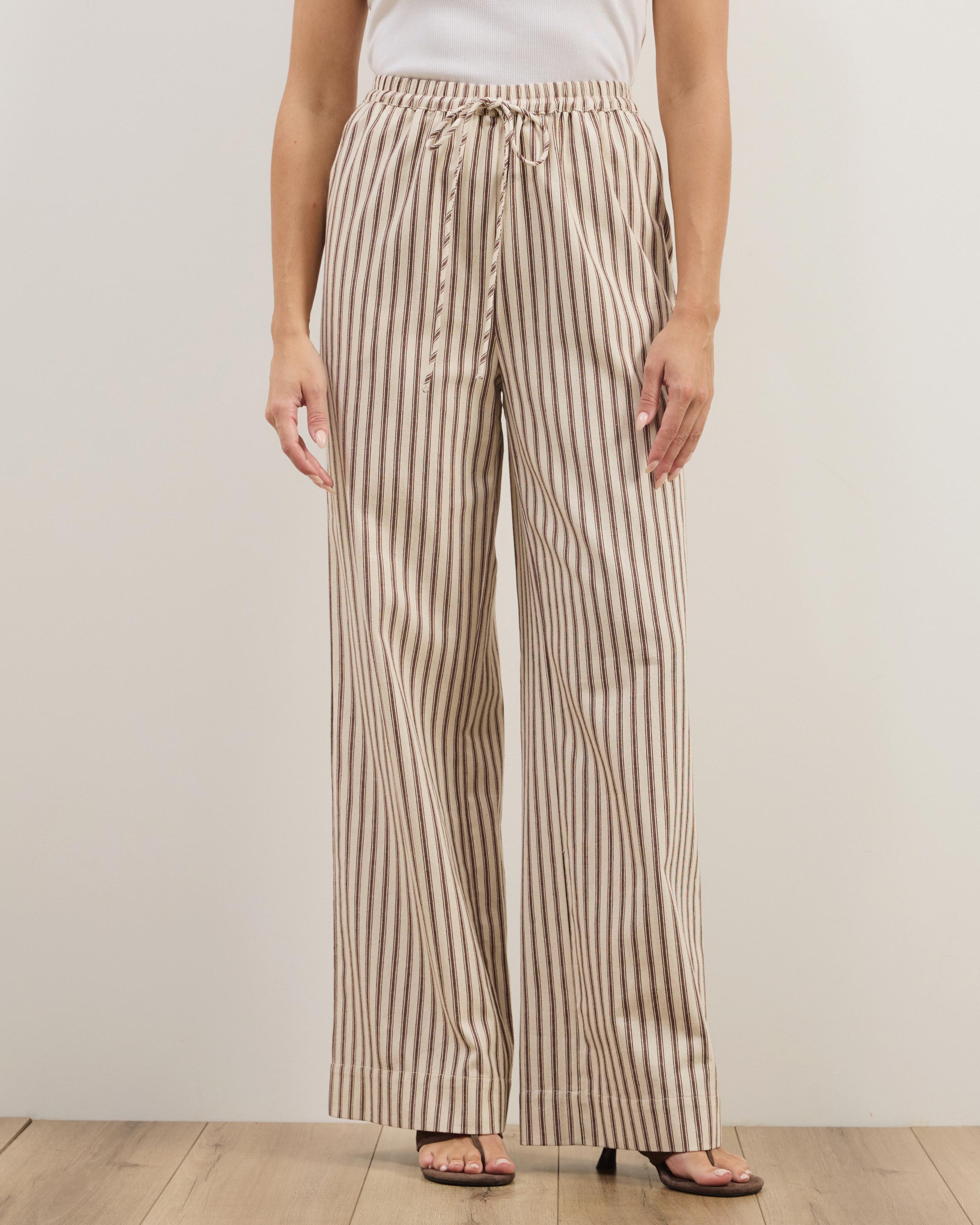 Niva Striped Relaxed Pants