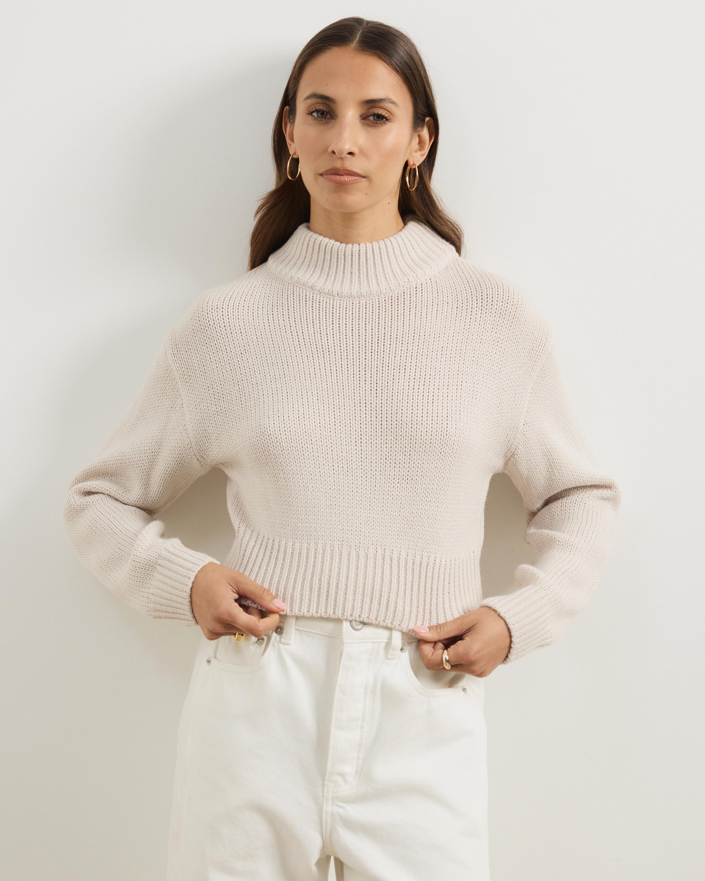 Zulu Textured Roll Neck Jumper