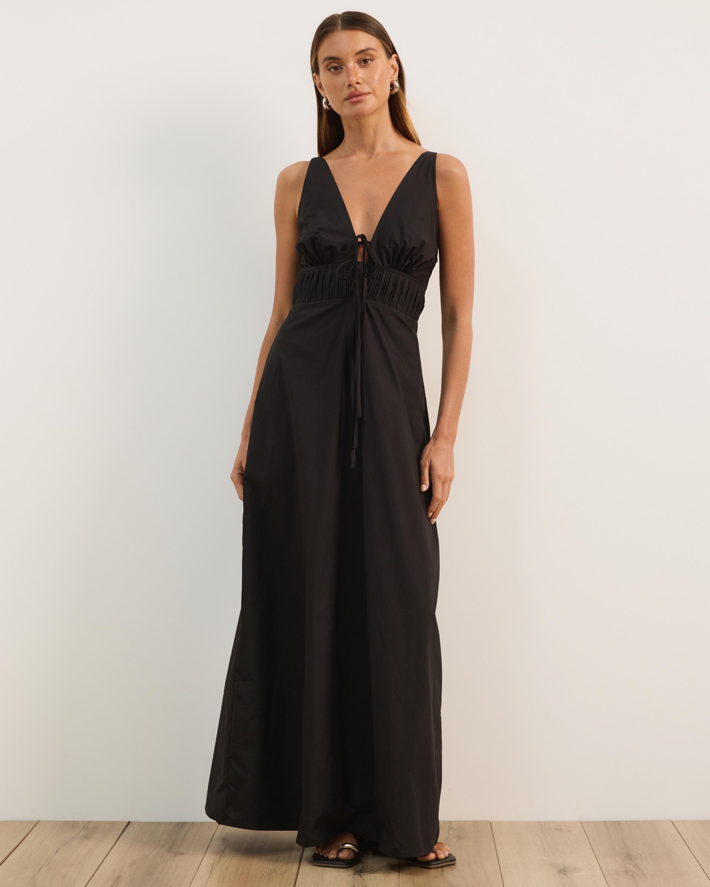 Sofie Cotton Poplin Midi Dress