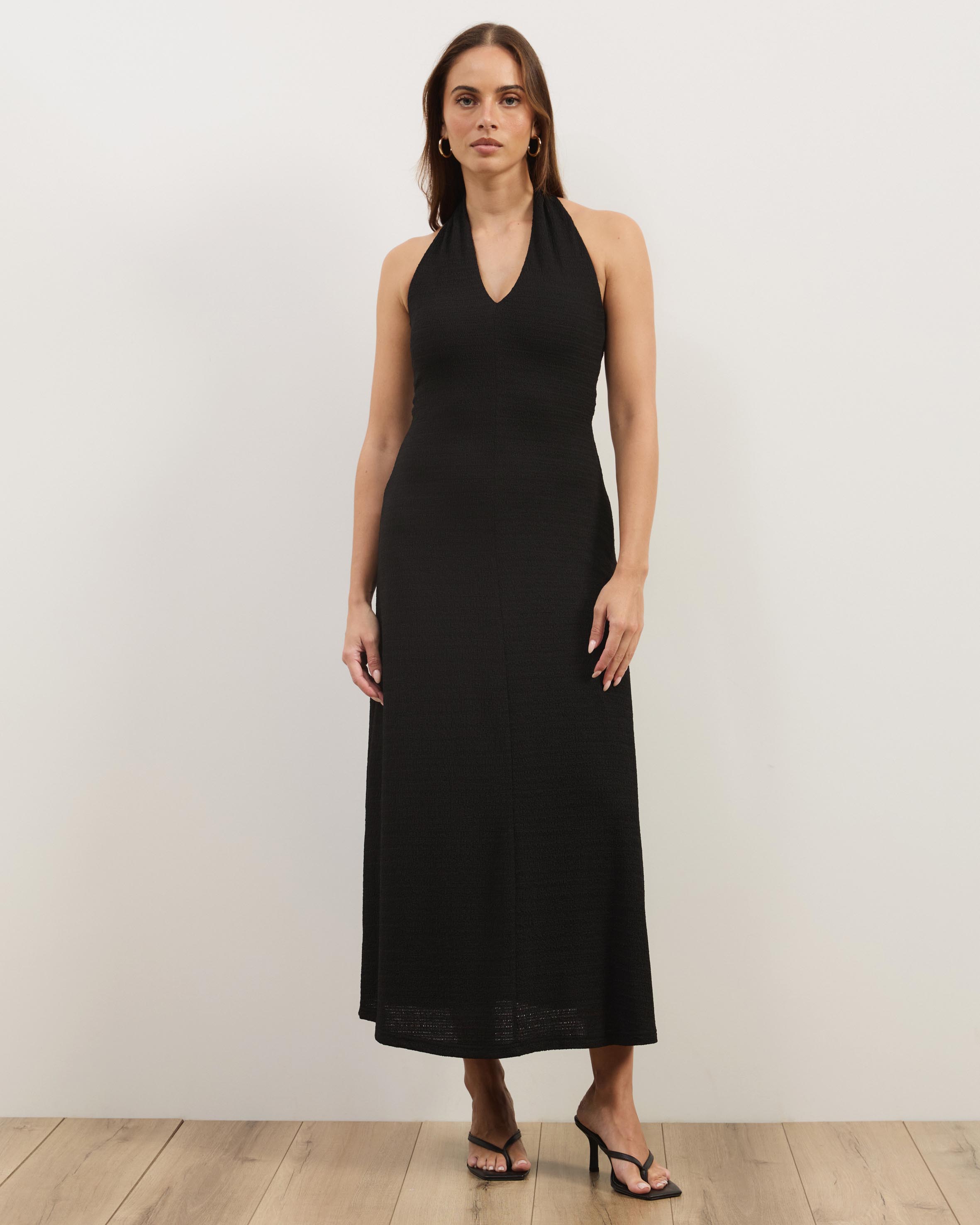 Gabi Halter Textured Midi Dress