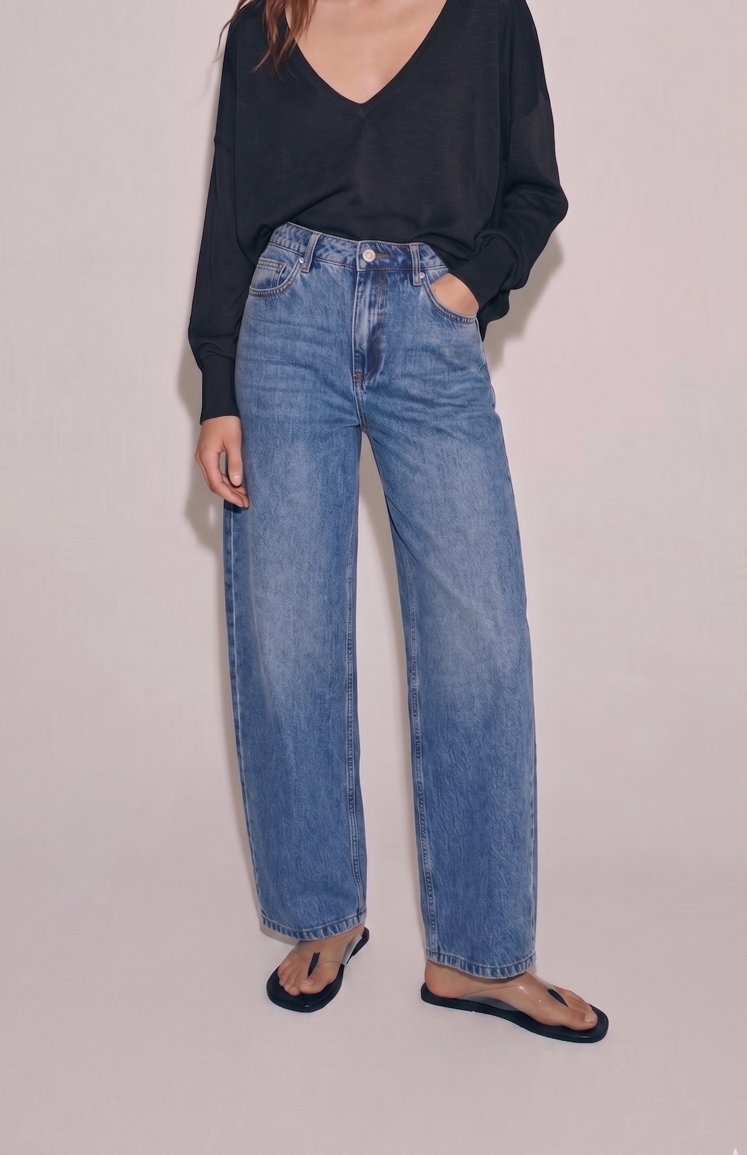 Lydia Barrel Leg Jeans
