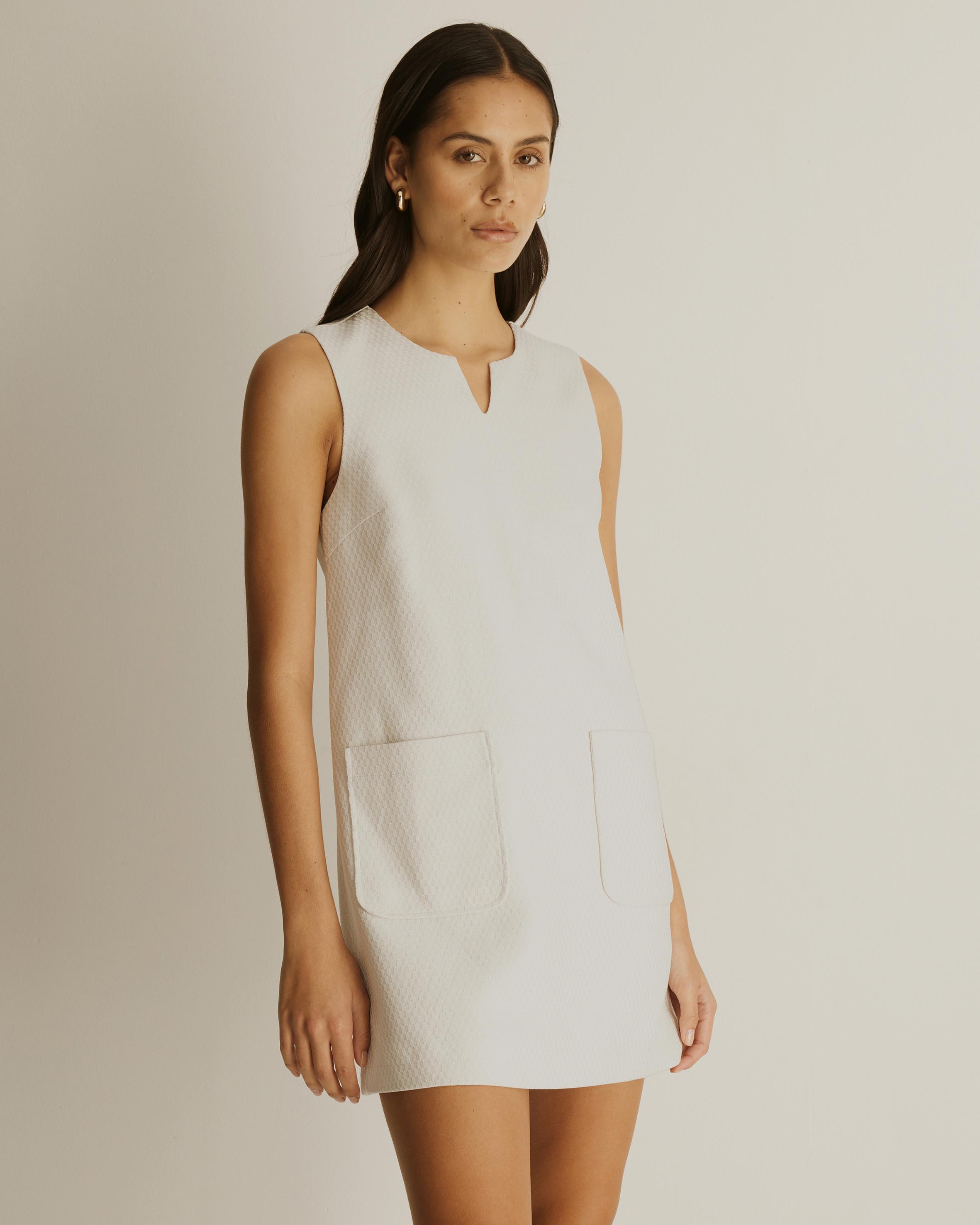 Hann Textured Mini Dress
