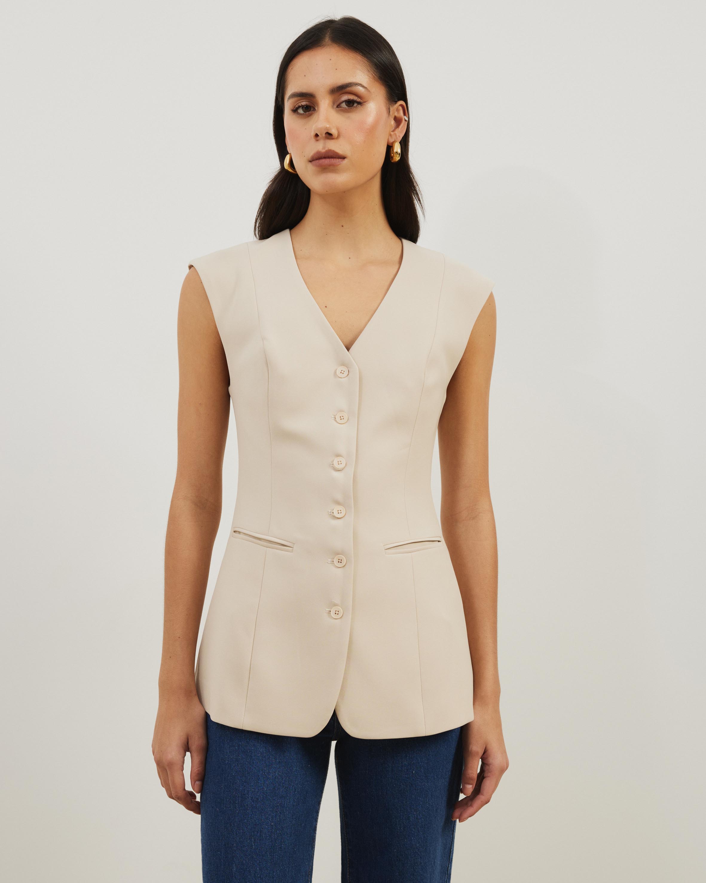 Remi Cap Sleeve Vest
