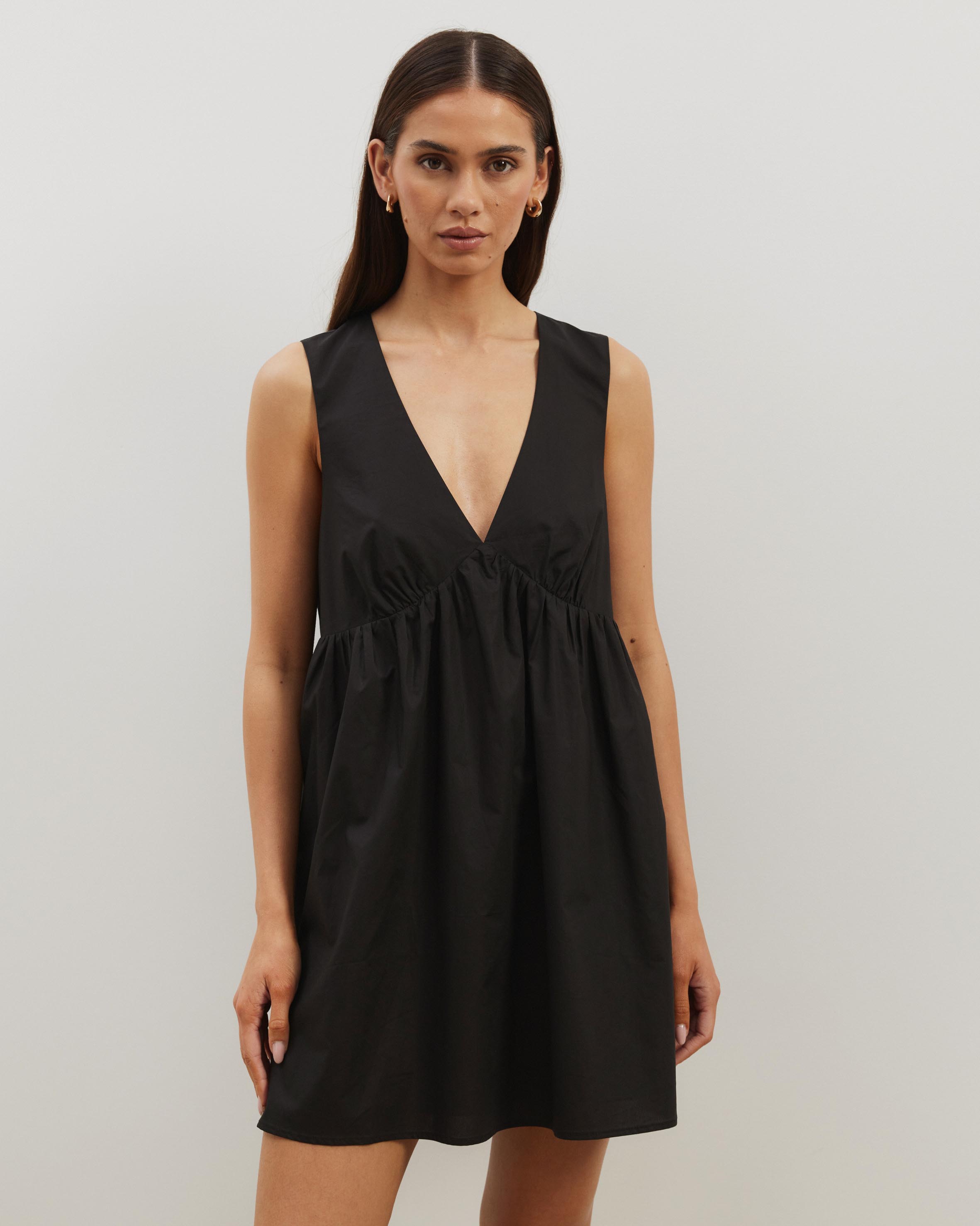 Louisa V-Neck Mini Dress