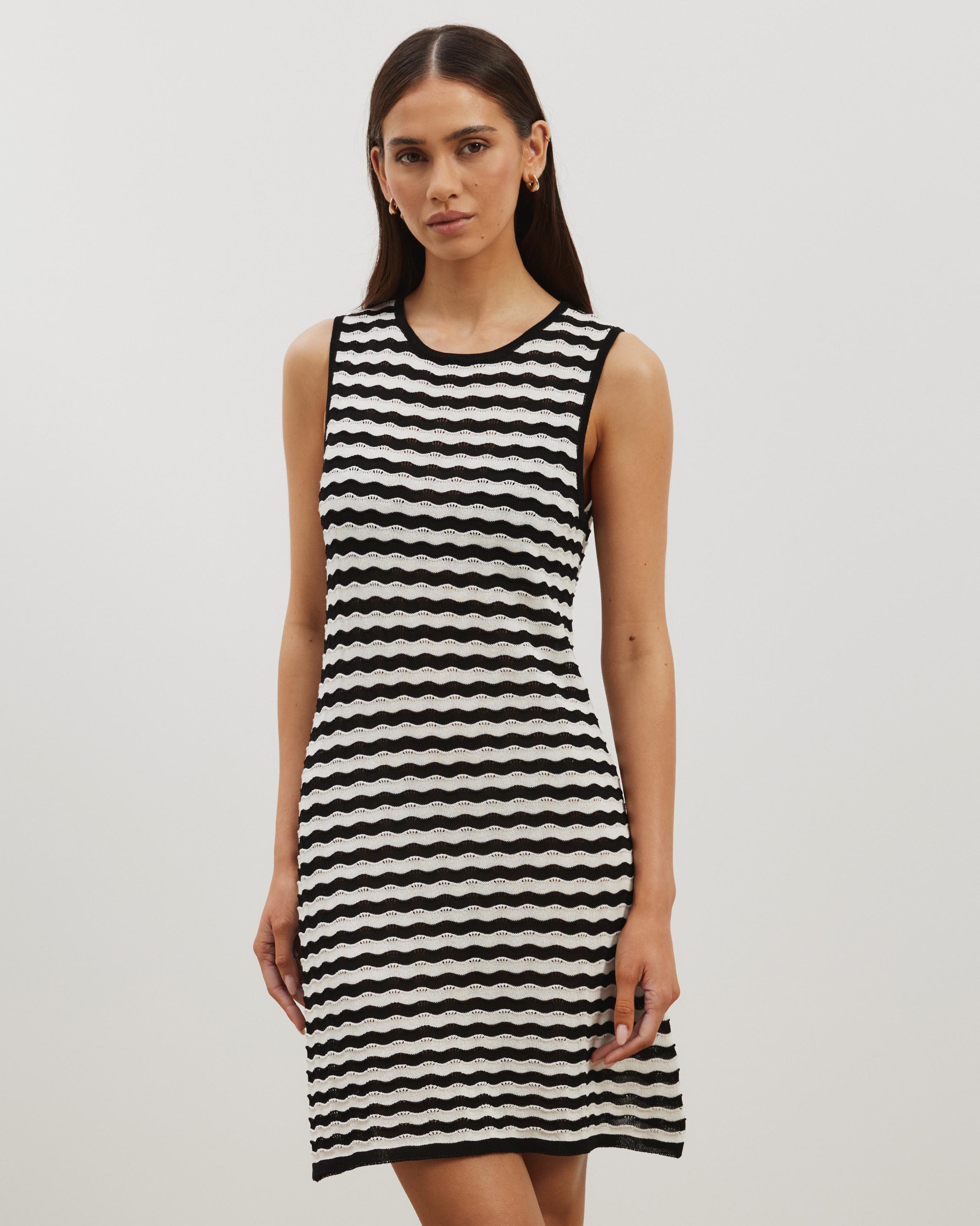 Carly Knitted Shift Mini Dress