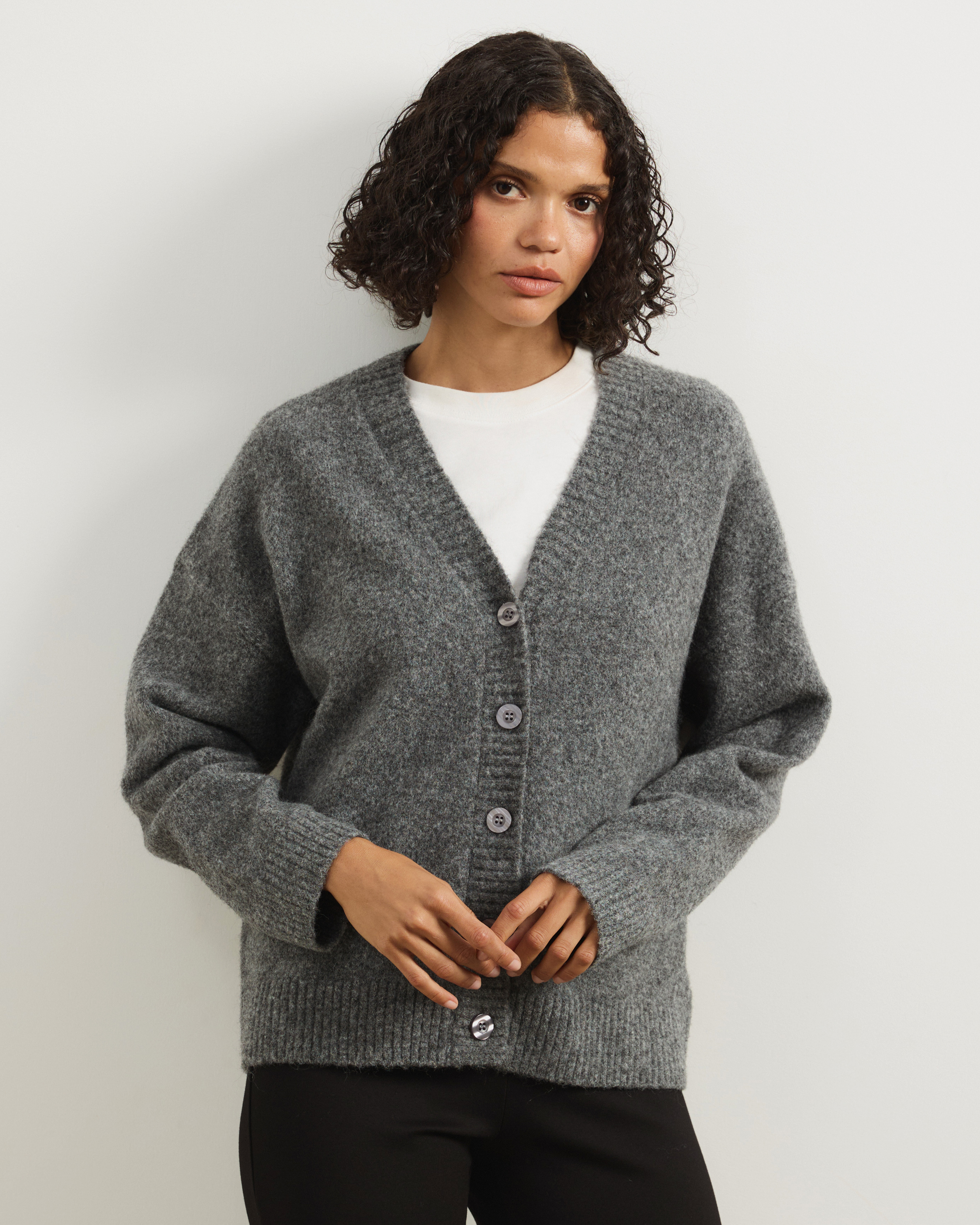 Tiana Fluffy Knit Cardigan