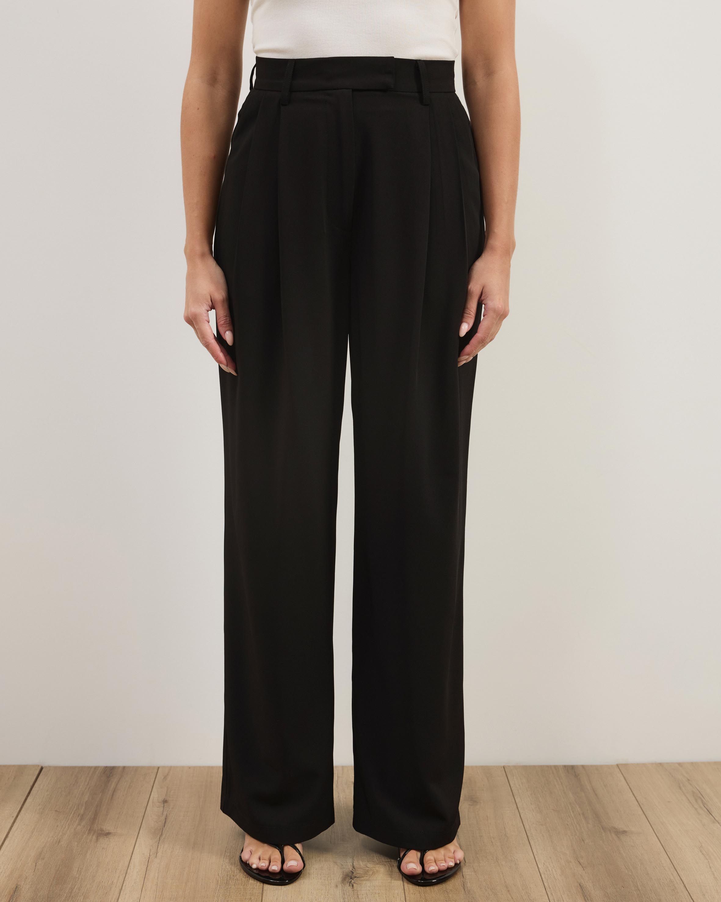 Ellie Pleated Wide Leg Pants