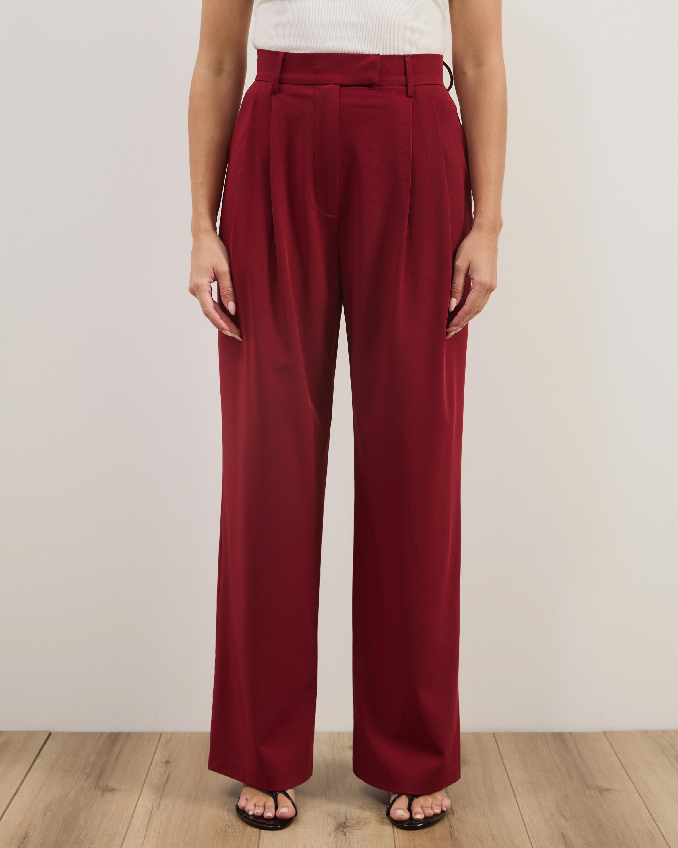 Ellie Pleated Wide Leg Pants